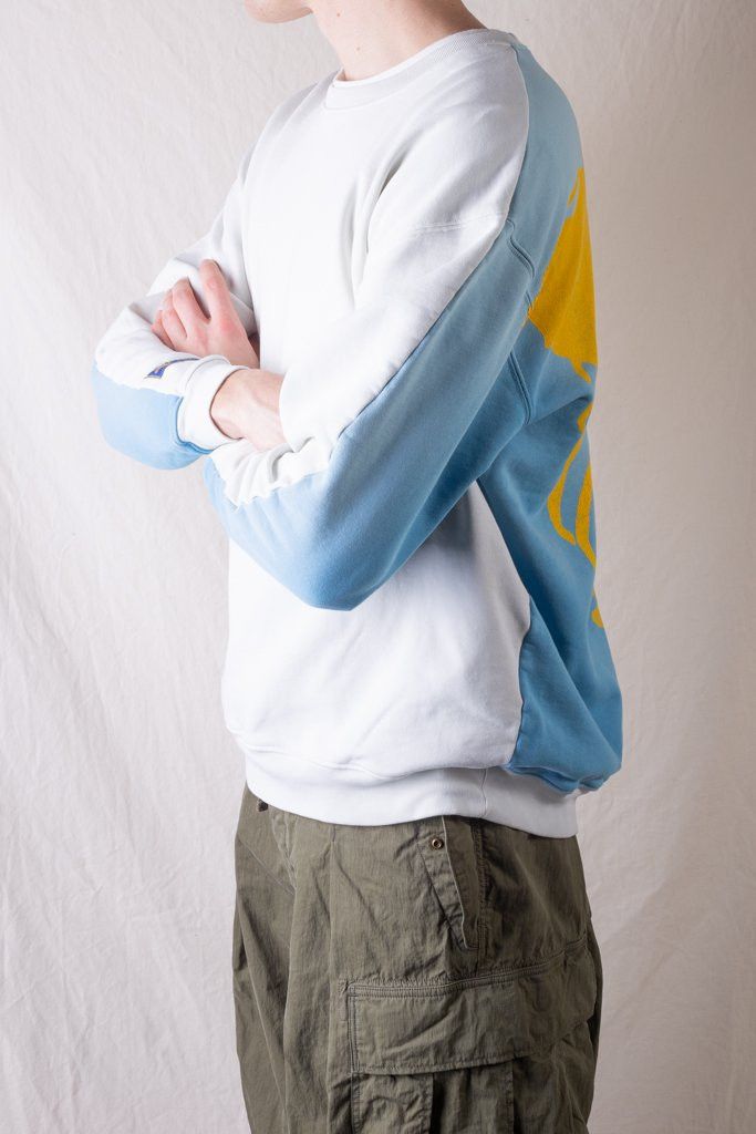 Kapital KAPITAL BONE 2tone remake big sweatshirt sax blue new Size US L / EU 52-54 / 3 - 4 Thumbnail