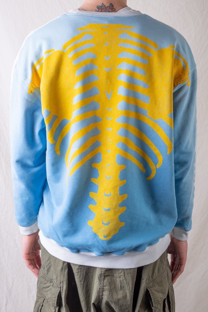 Kapital KAPITAL BONE 2tone remake big sweatshirt sax blue new Size US L / EU 52-54 / 3 - 5 Thumbnail