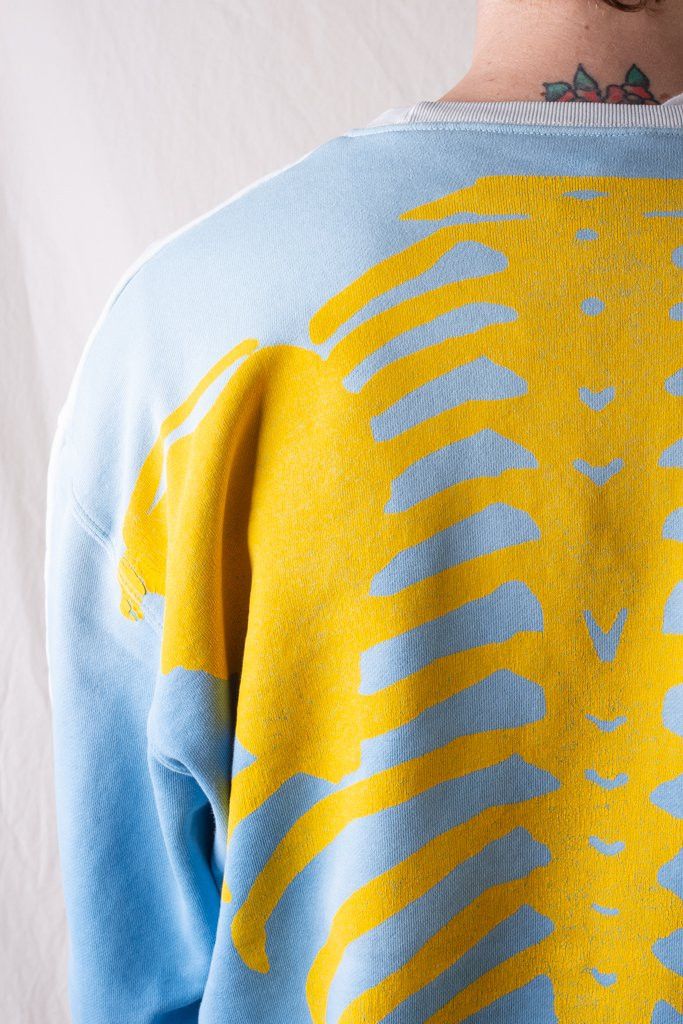 Kapital KAPITAL BONE 2tone remake big sweatshirt sax blue new Size US L / EU 52-54 / 3 - 6 Thumbnail