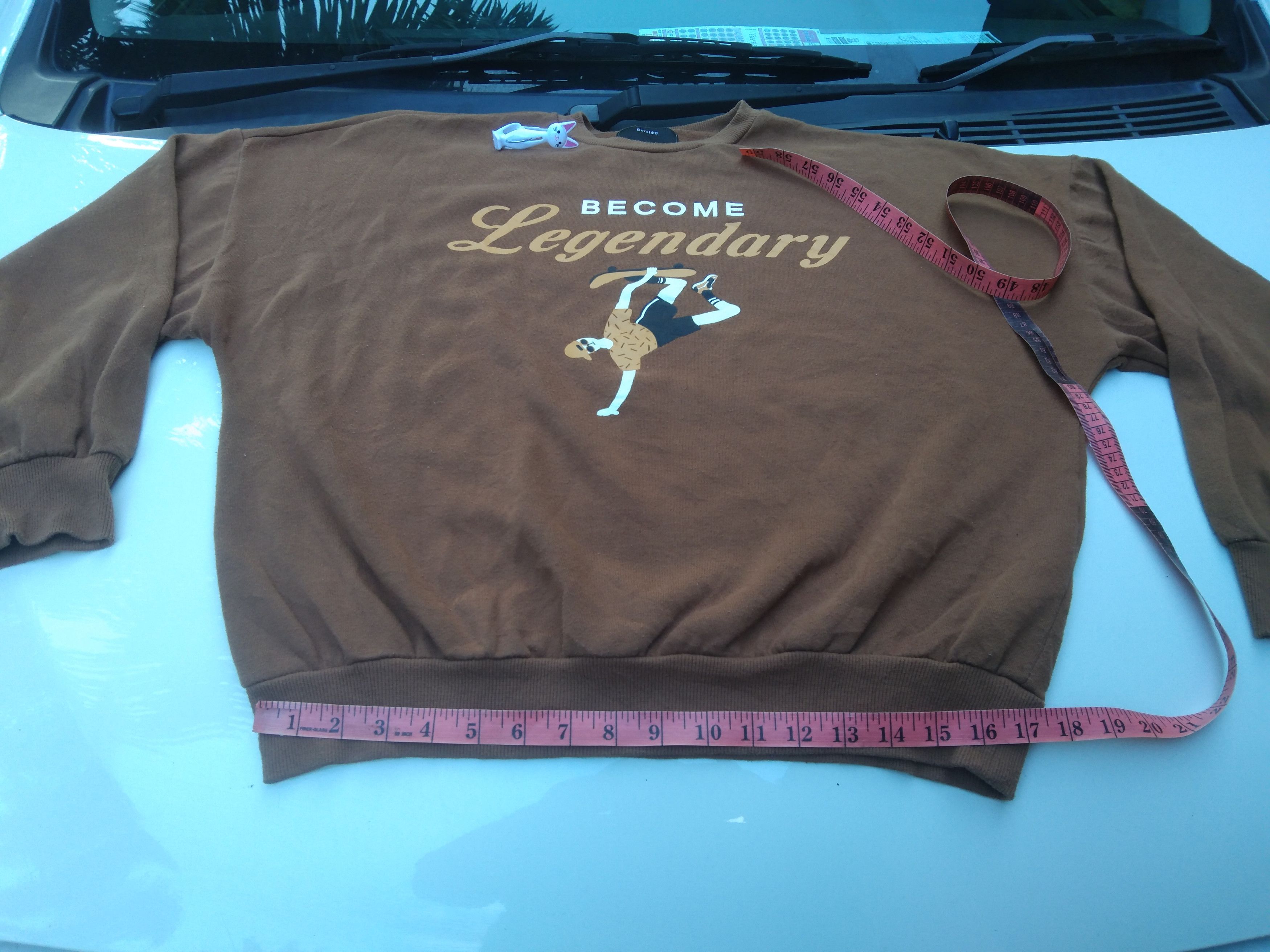 Bershka VINTAGE BERSHKA SWEATSHIRT Size US L / EU 52-54 / 3 - 12 Thumbnail