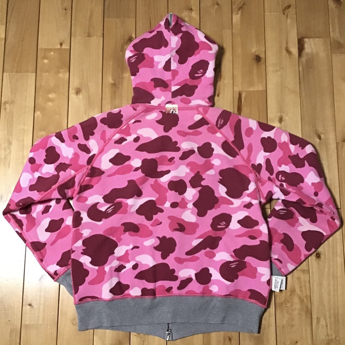 Bape BAPE Pink camo × Pink BAPE logo zip hoodie ape NIGO Size US S / EU 44-46 / 1 - 5 Thumbnail