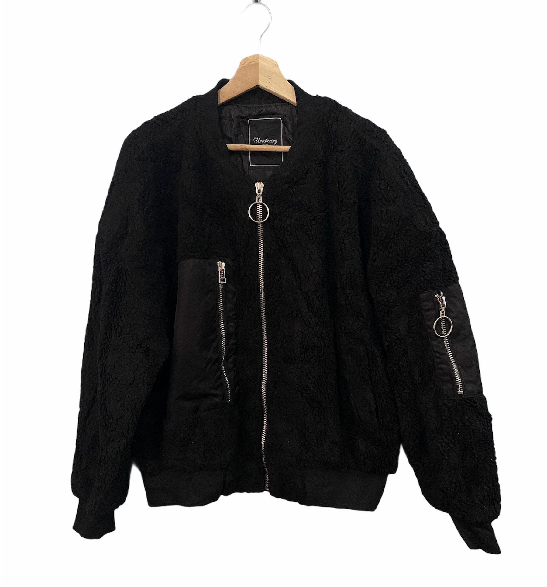 Japanese Brand UNRELAXING DESIGN Bomber Sherpa Jacket | Grailed