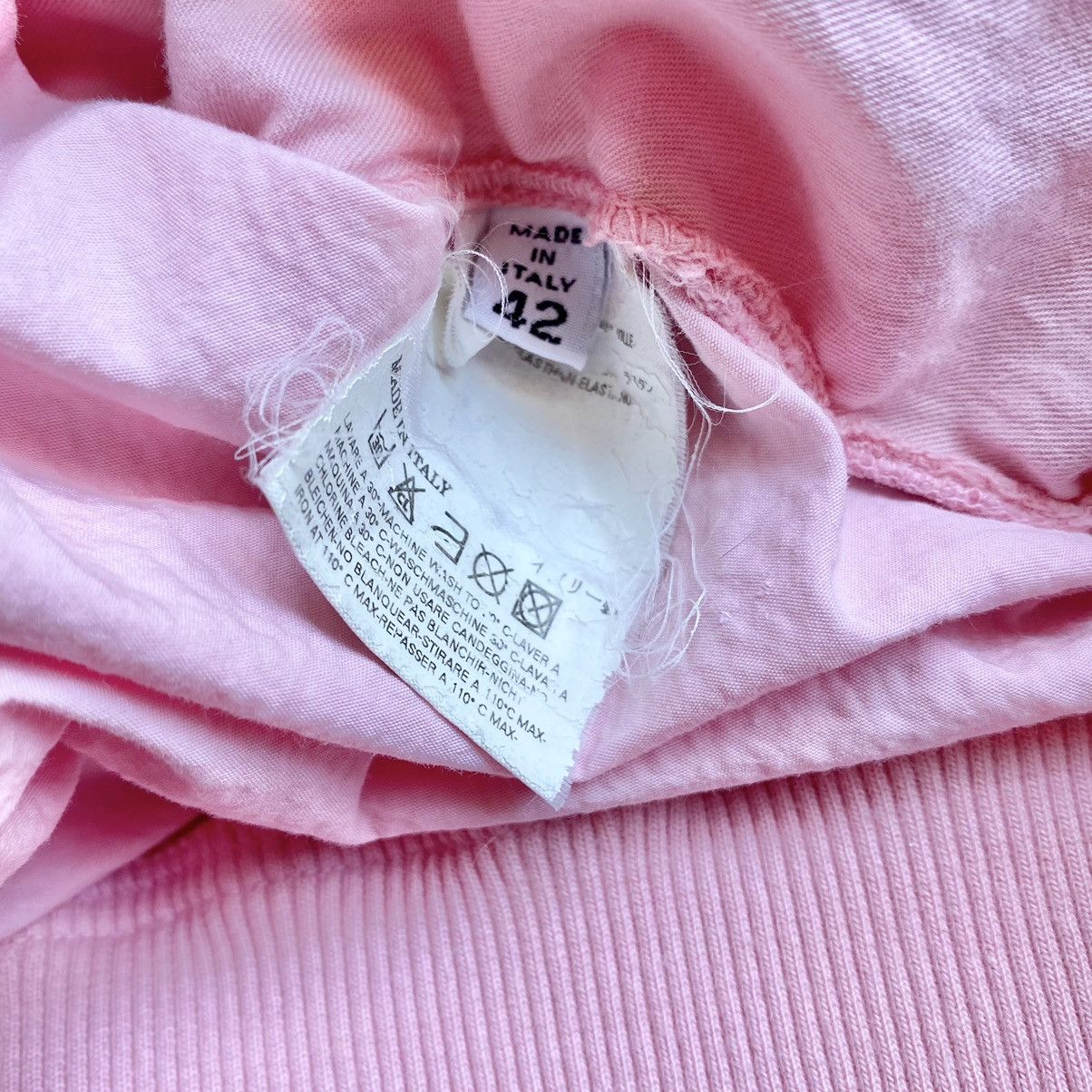 Maison Margiela SS 2006 Pink Cotton Cargo Bomber Jacket Size M / US 6-8 / IT 42-44 - 4 Thumbnail