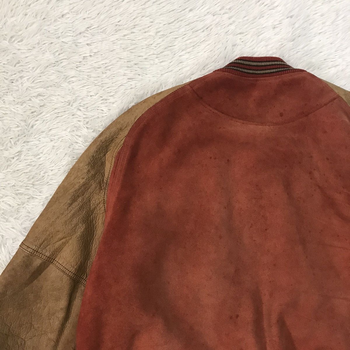 Japanese Brand Vtg Flandre Stardust Club Cowhide Leather Varsity Jacket Size US M / EU 48-50 / 2 - 10 Thumbnail
