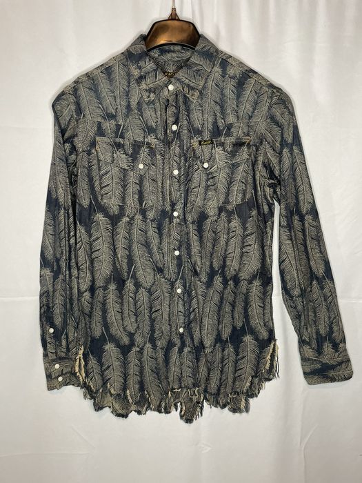 Kapital Kapital 5oz Feather Denim Western Shirt sz 2 | Grailed