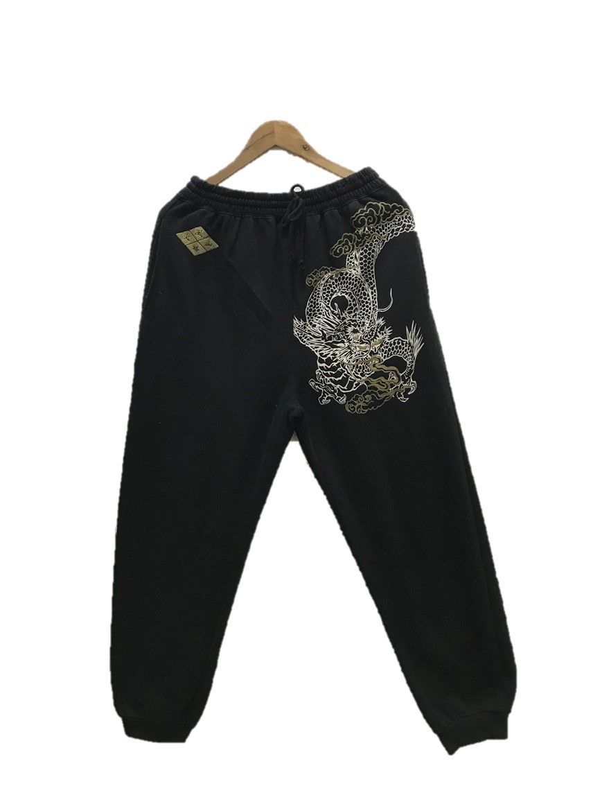 Japanese Brand Japanese Sukajan Japan Dragon Jogger Pants Size US 30 / EU 46 - 1 Thumbnail