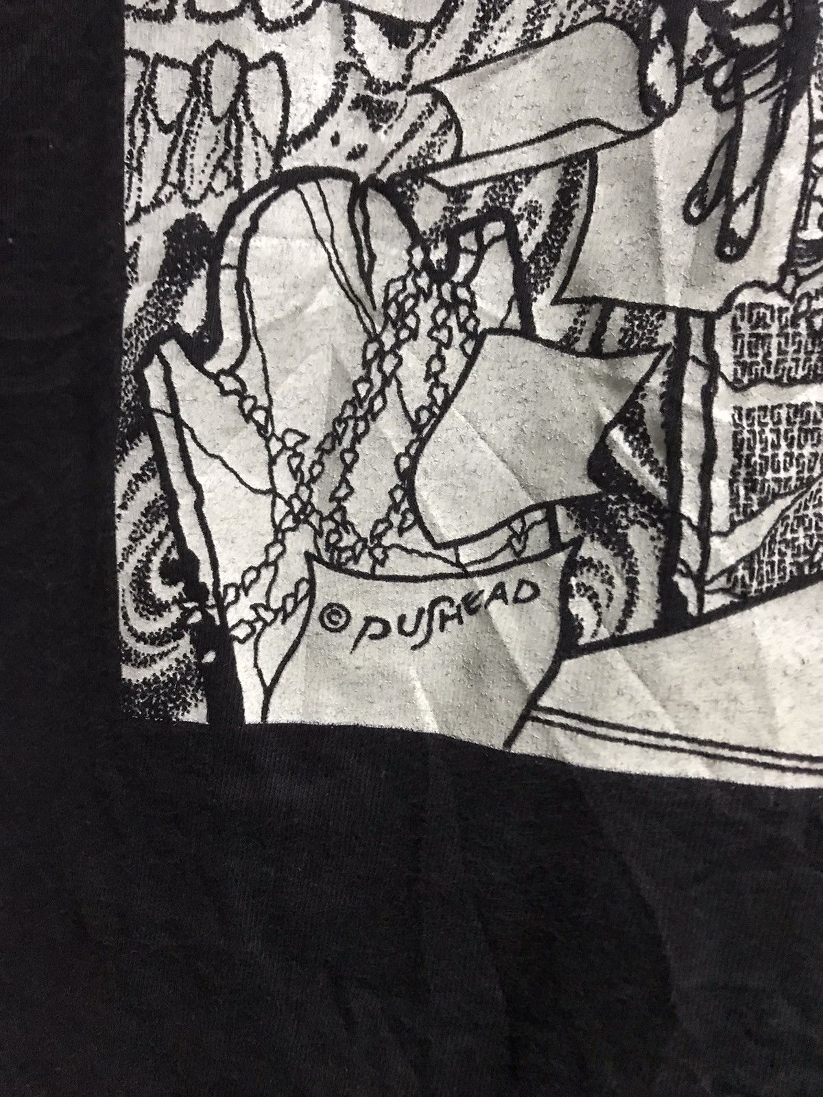 Band Tees × Metallica × Vintage Vtg Septic Death Design By Pushead Glow In The Dark Tee Size US L / EU 52-54 / 3 - 8 Thumbnail