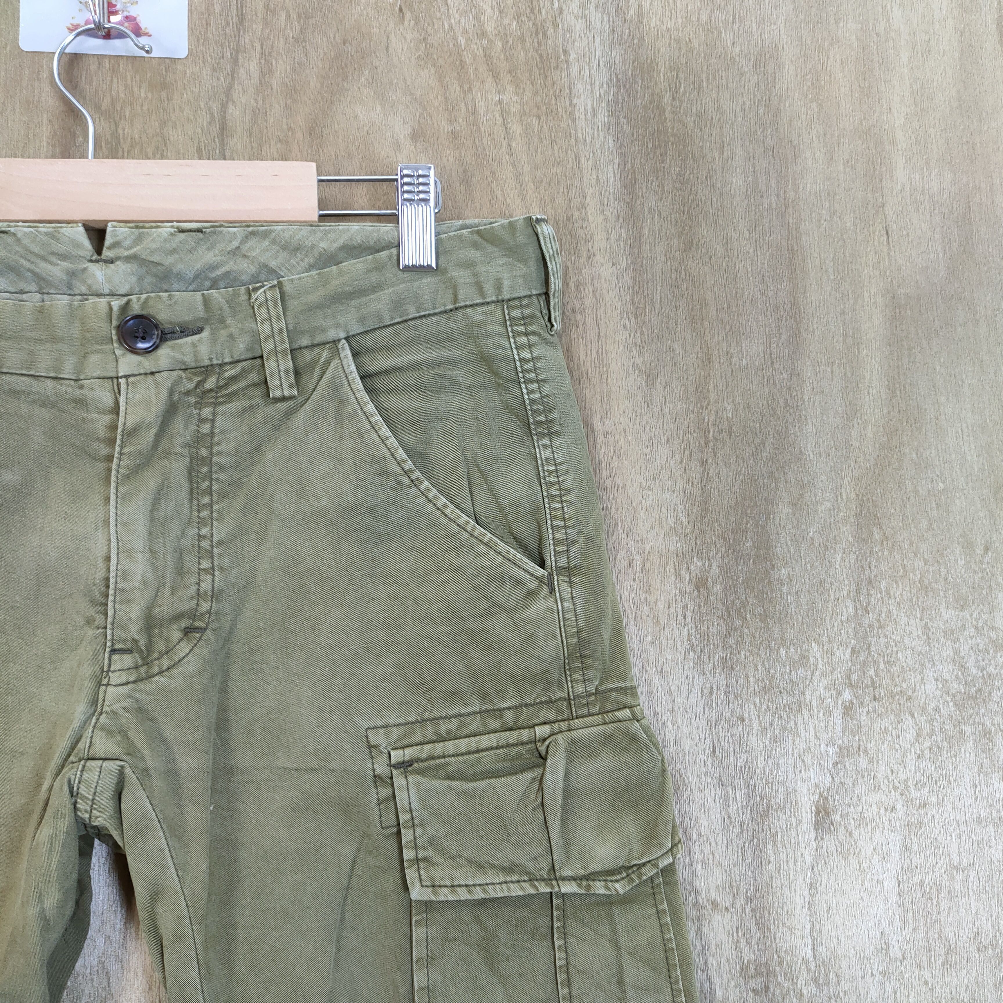 Japanese Brand VINTAGE JAPANESE FADED CARGO PANTS Size US 30 / EU 46 - 6 Thumbnail