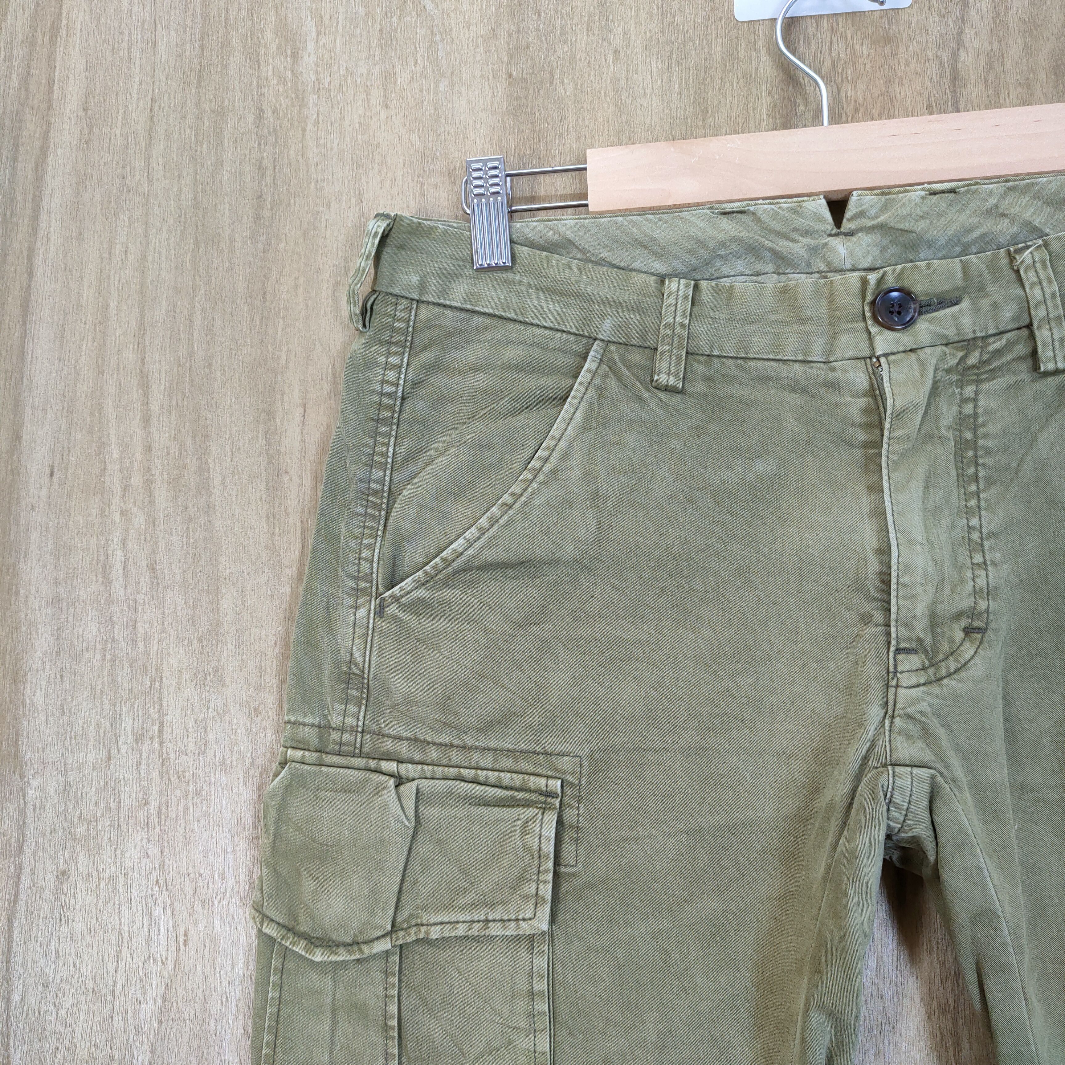Japanese Brand VINTAGE JAPANESE FADED CARGO PANTS Size US 30 / EU 46 - 5 Thumbnail