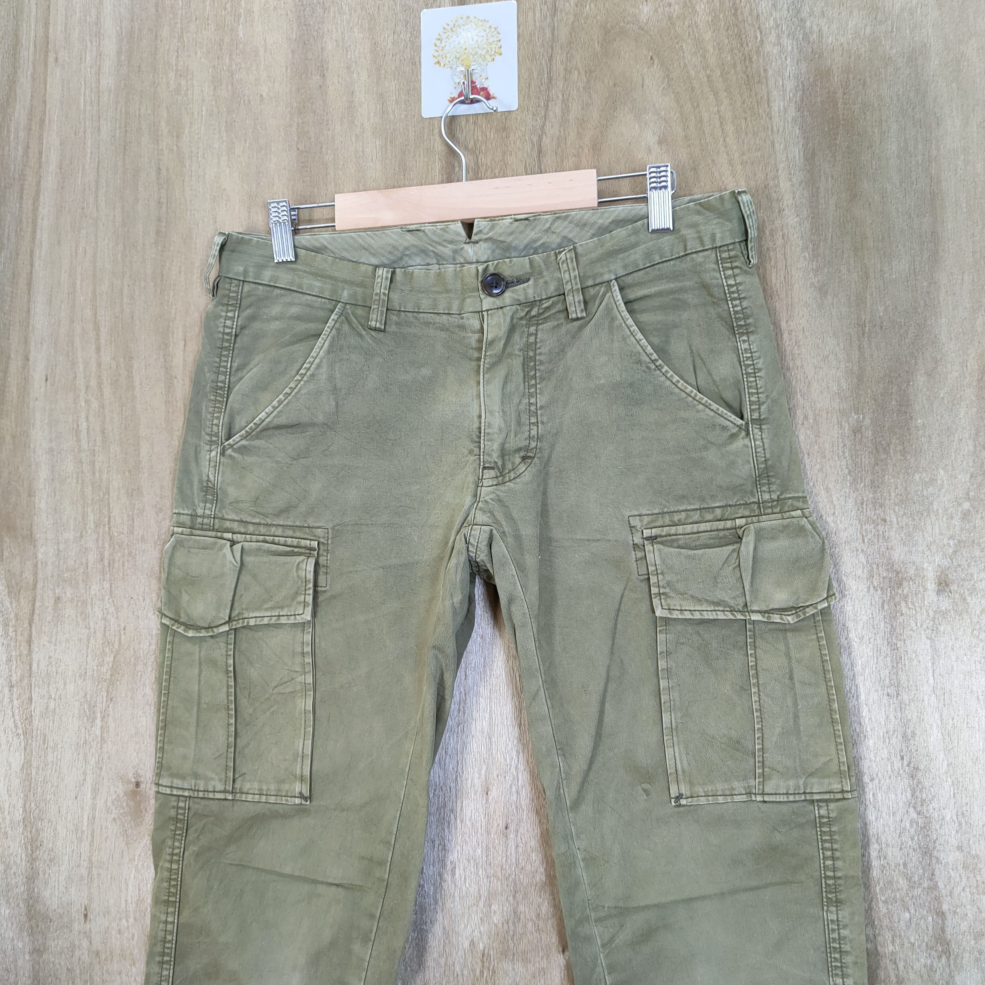 Japanese Brand VINTAGE JAPANESE FADED CARGO PANTS Size US 30 / EU 46 - 2 Thumbnail