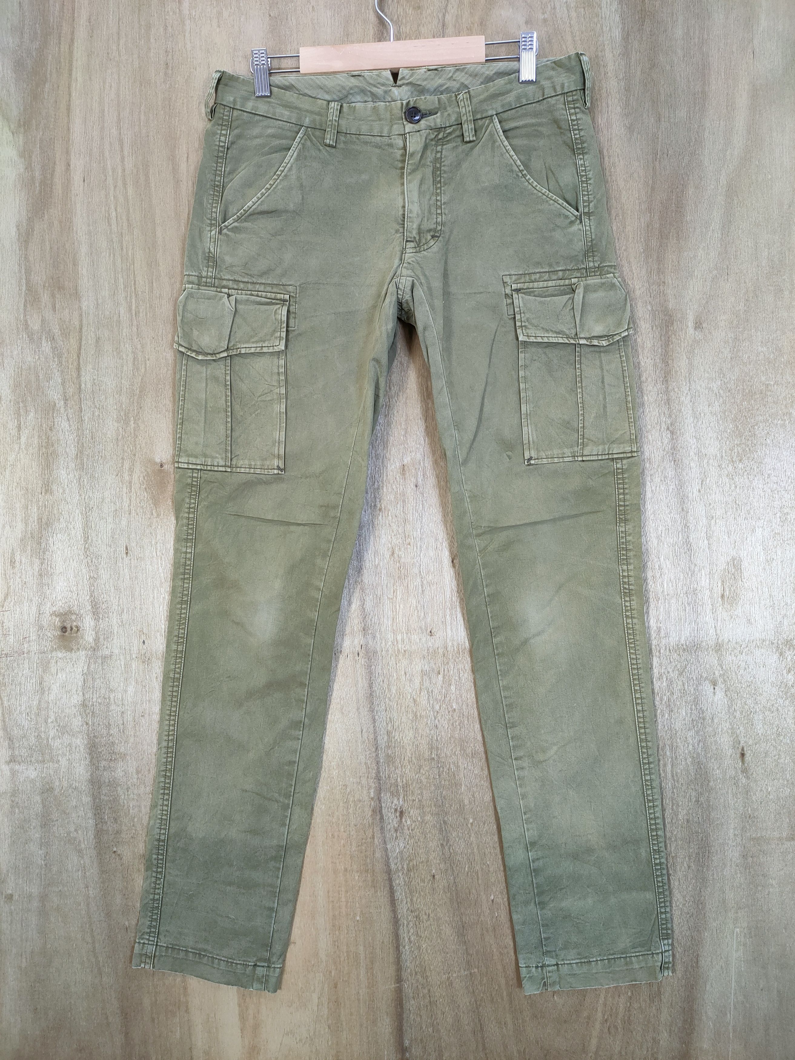 Japanese Brand VINTAGE JAPANESE FADED CARGO PANTS Size US 30 / EU 46 - 1 Thumbnail