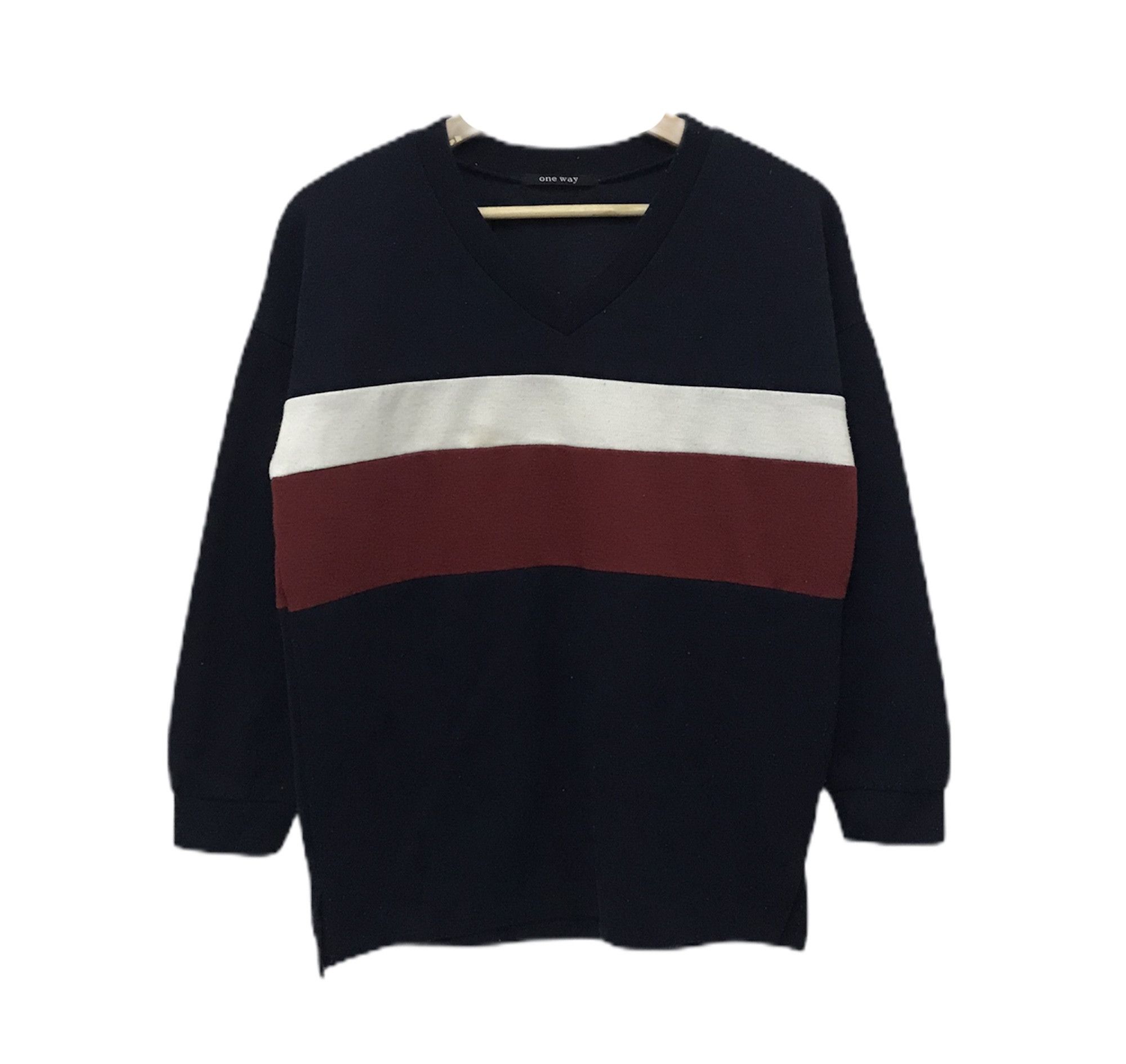 Japanese Brand One Way Sweatshirt Nice Design Size US M / EU 48-50 / 2 - 1 Thumbnail