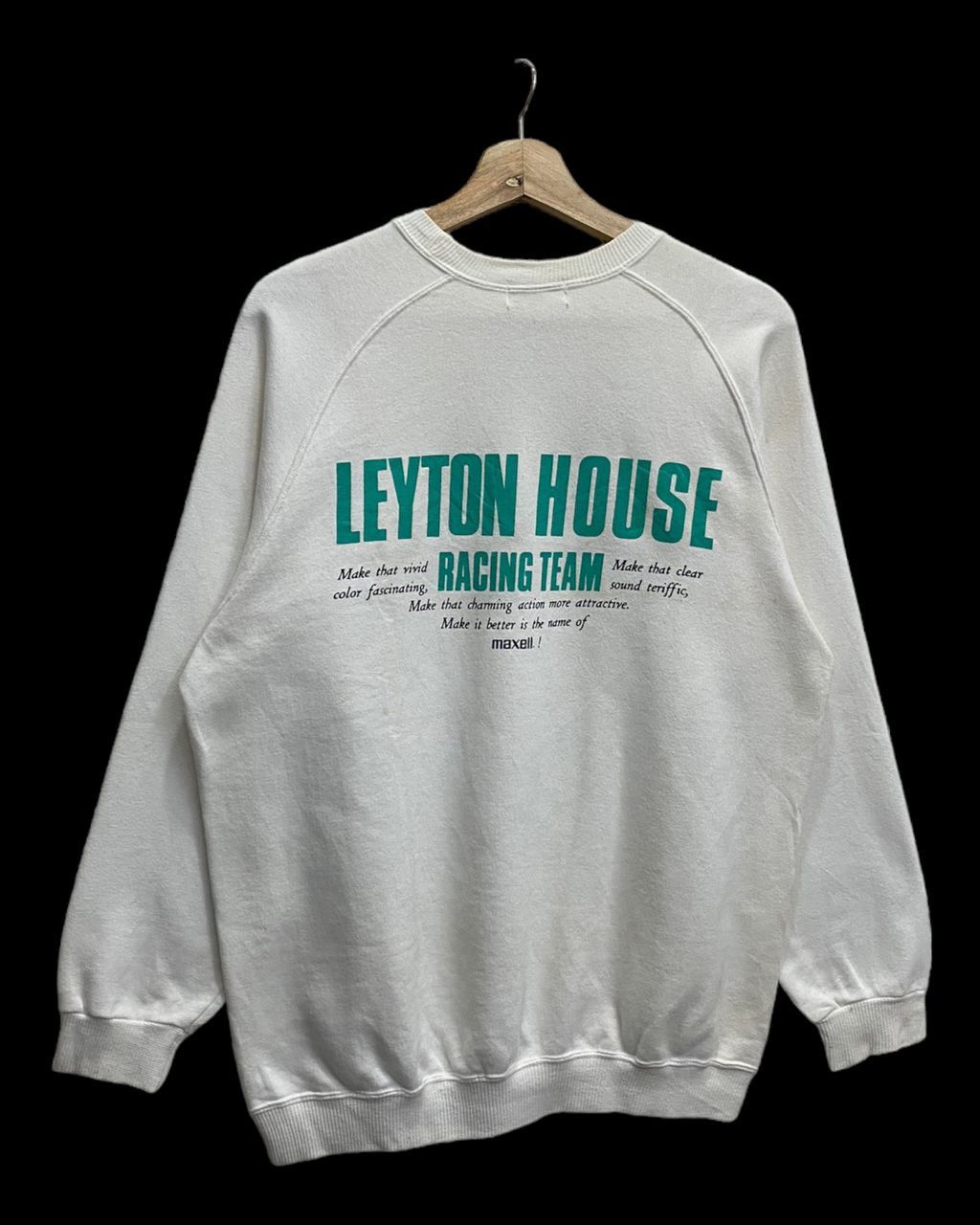 Formula 1 VINTAGE LEYTON HOUSE RACING TEAM BIG LOGO SWEATSHIRT Size US S / EU 44-46 / 1 - 6 Thumbnail