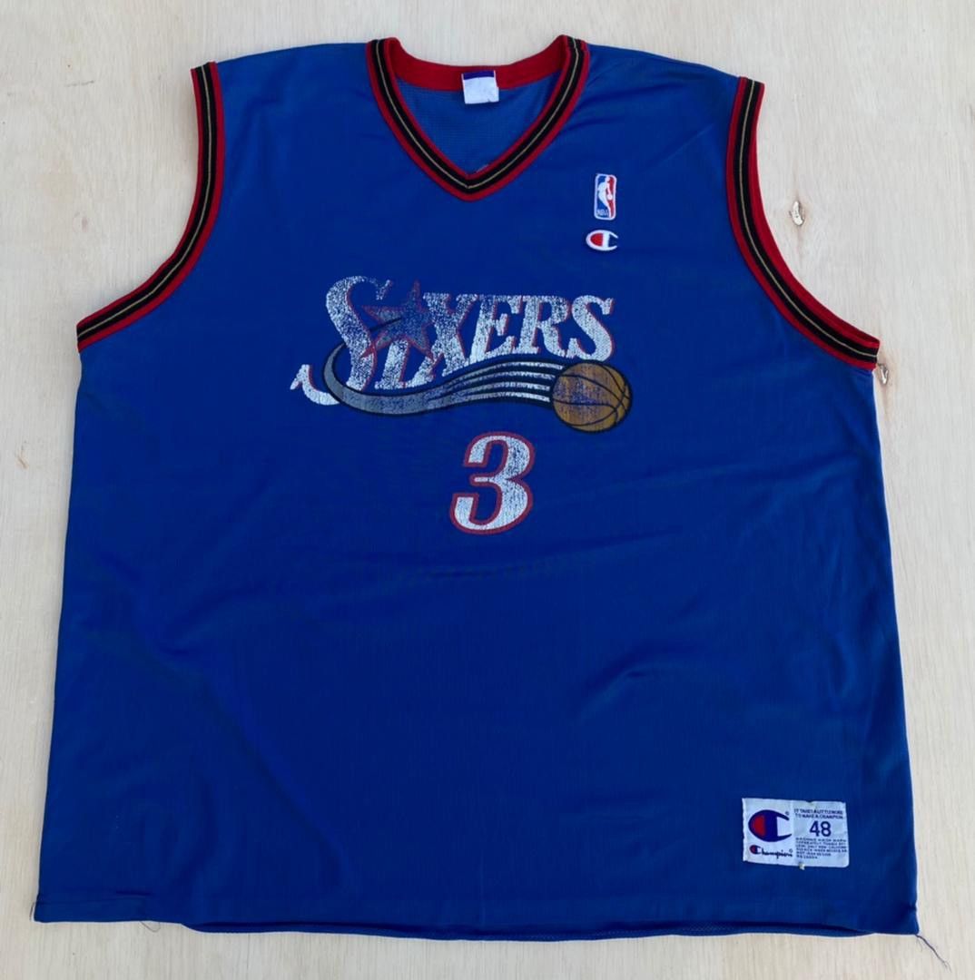 Champion × NBA × Vintage Vintage Philadelphia 76ers Sixers Allen Iverson jersey Size US XXL / EU 58 / 5 - 1 Thumbnail