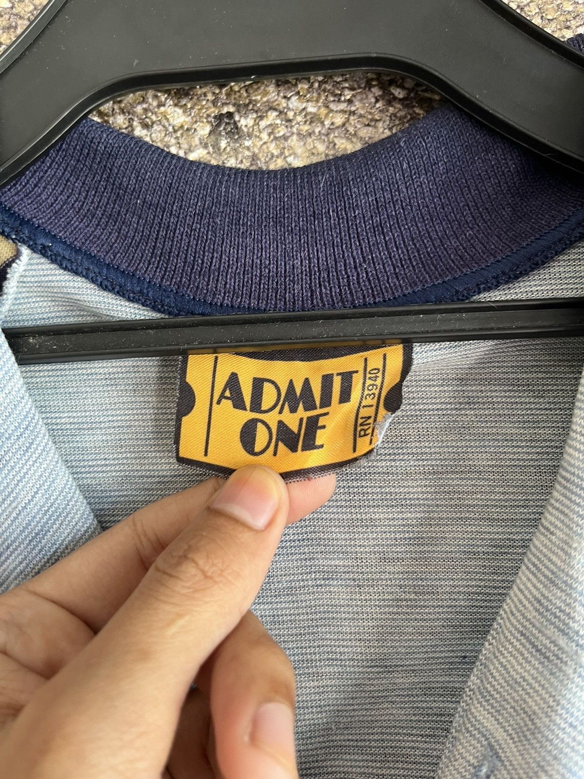 Vintage Admit one ft68 Size US L / EU 52-54 / 3 - 2 Thumbnail