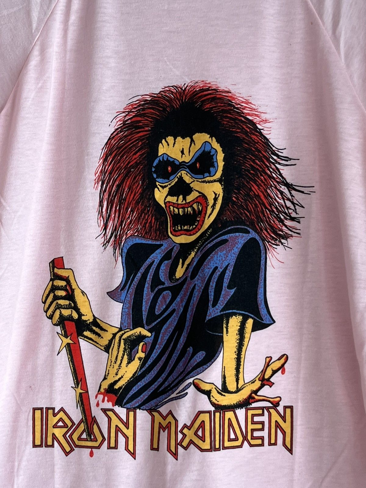 Vintage Iron maiden ft68 Size US M / EU 48-50 / 2 - 2 Thumbnail