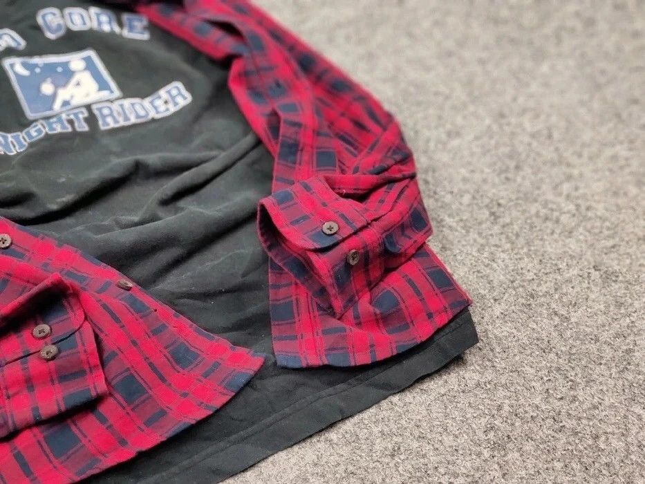 Flannel Vintage Flannel Shirt Travis Scott Style Streetwear Hype Size US M / EU 48-50 / 2 - 7 Thumbnail