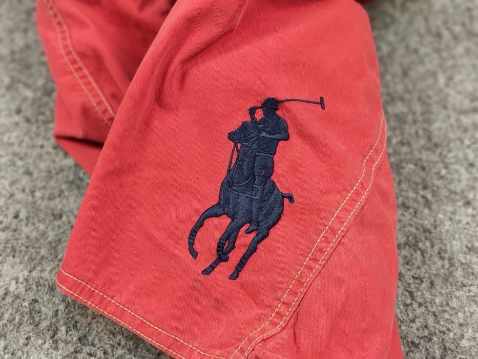 Polo Ralph Lauren Vintage 90's Ralph Lauren Shorts Red Logo Casual Streetwear Size US 31 - 5 Thumbnail