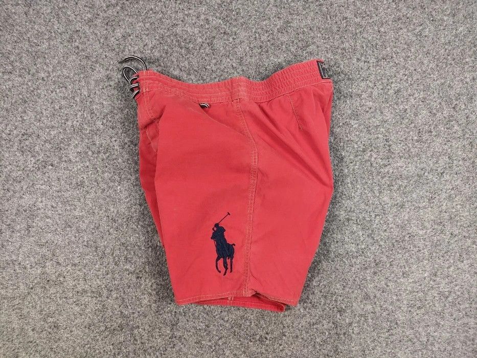 Polo Ralph Lauren Vintage 90's Ralph Lauren Shorts Red Logo Casual Streetwear Size US 31 - 3 Thumbnail