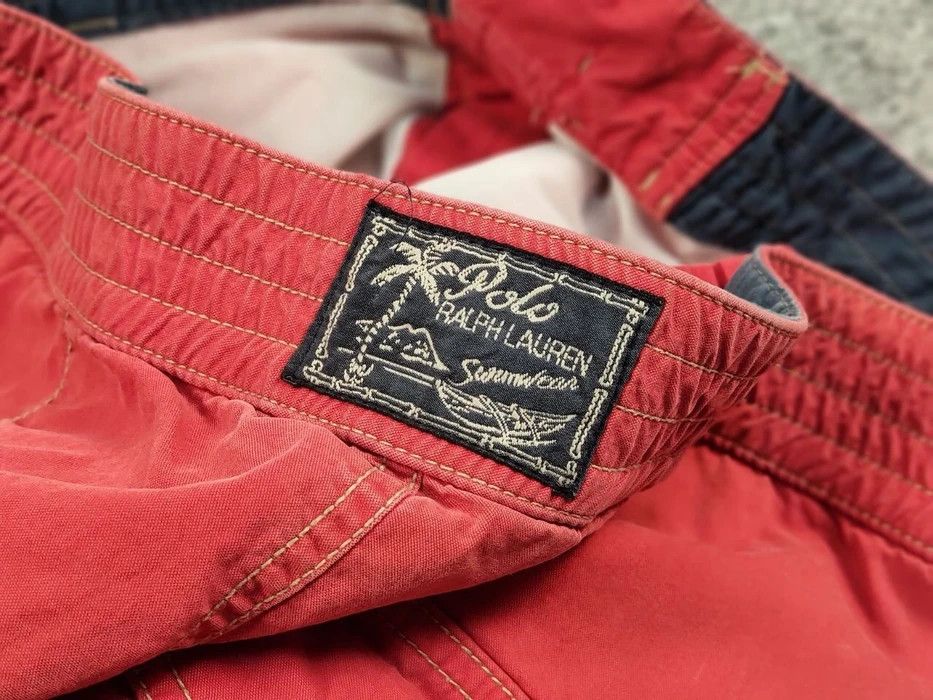Polo Ralph Lauren Vintage 90's Ralph Lauren Shorts Red Logo Casual Streetwear Size US 31 - 8 Thumbnail