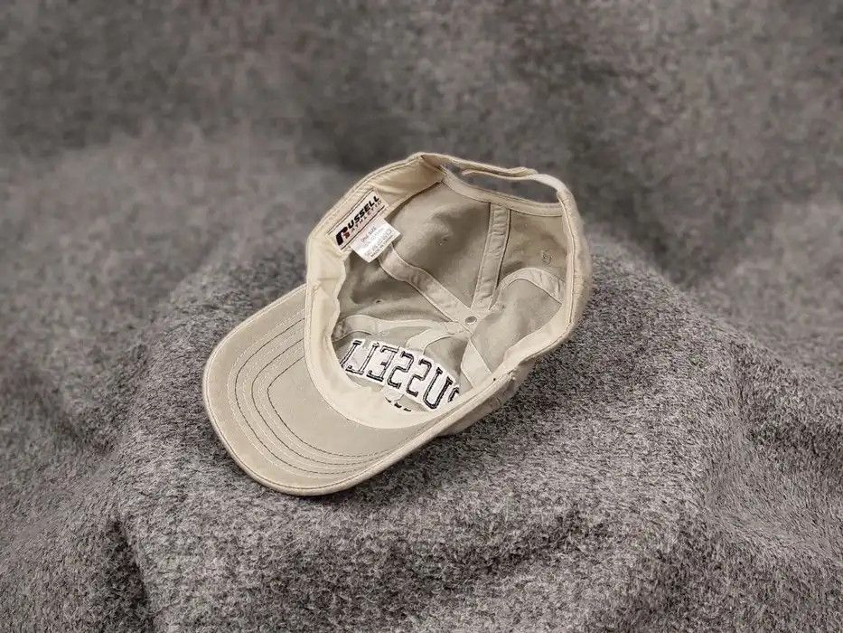 Russell Athletic Vintage 90's Russell Athletic Classic Logo unisex Beige Cap Size ONE SIZE - 7 Thumbnail