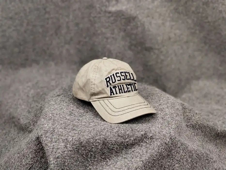 Russell Athletic Vintage 90's Russell Athletic Classic Logo unisex Beige Cap Size ONE SIZE - 1 Thumbnail