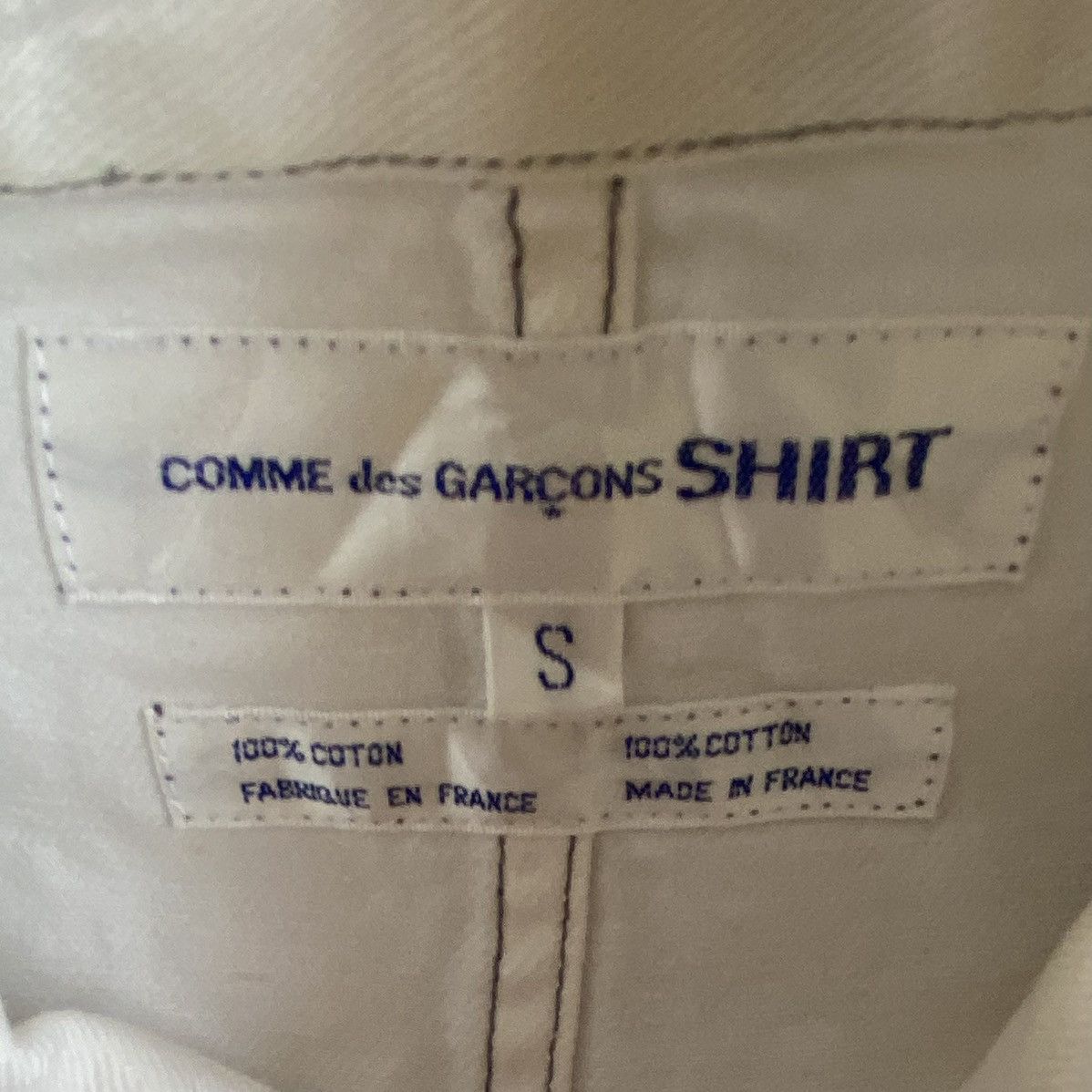 Comme des Garcons Comme Des Garcons Shirts Grey Contrast Stitch Blazer Size US S / EU 44-46 / 1 - 5 Thumbnail