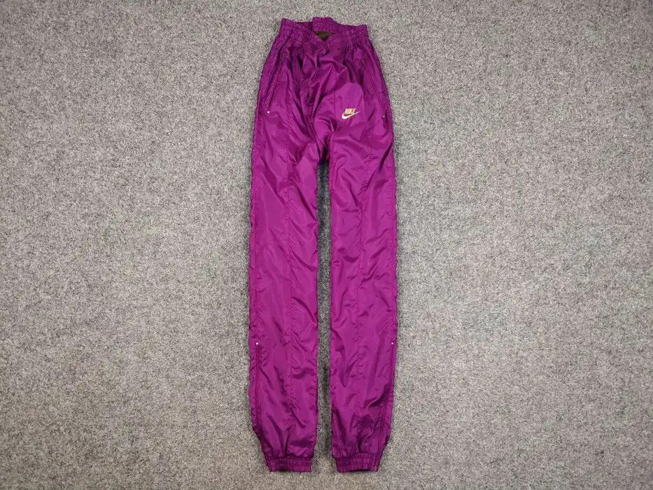 Nike Vintage 90's Nike Nylon Track Pants Drill y2k gorpcore Size US 32 / EU 48 - 1 Thumbnail