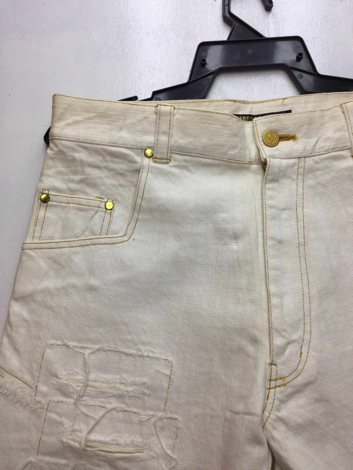 Japanese Brand Madpagers Japan Distress Denim Pant Size US 32 / EU 48 - 4 Thumbnail