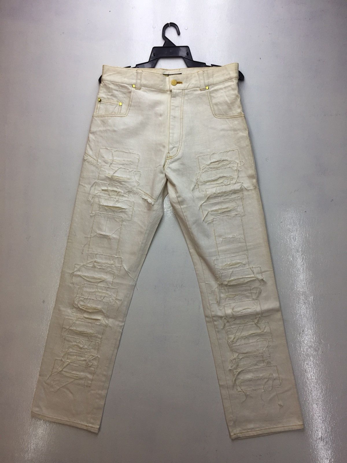 Japanese Brand Madpagers Japan Distress Denim Pant Size US 32 / EU 48 - 1 Thumbnail