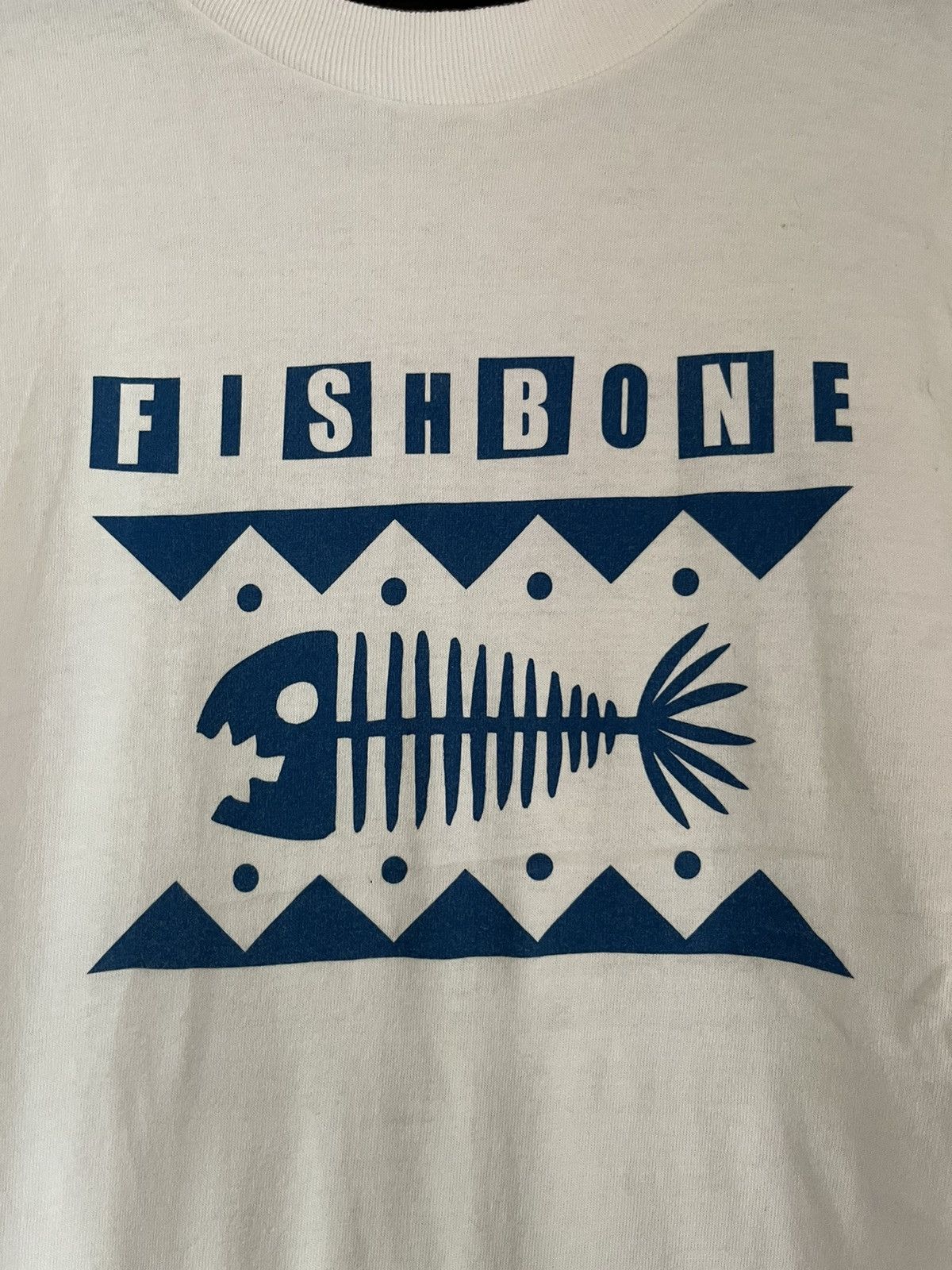 Band Tees × Vintage Fish bone ft18 Size US M / EU 48-50 / 2 - 2 Thumbnail