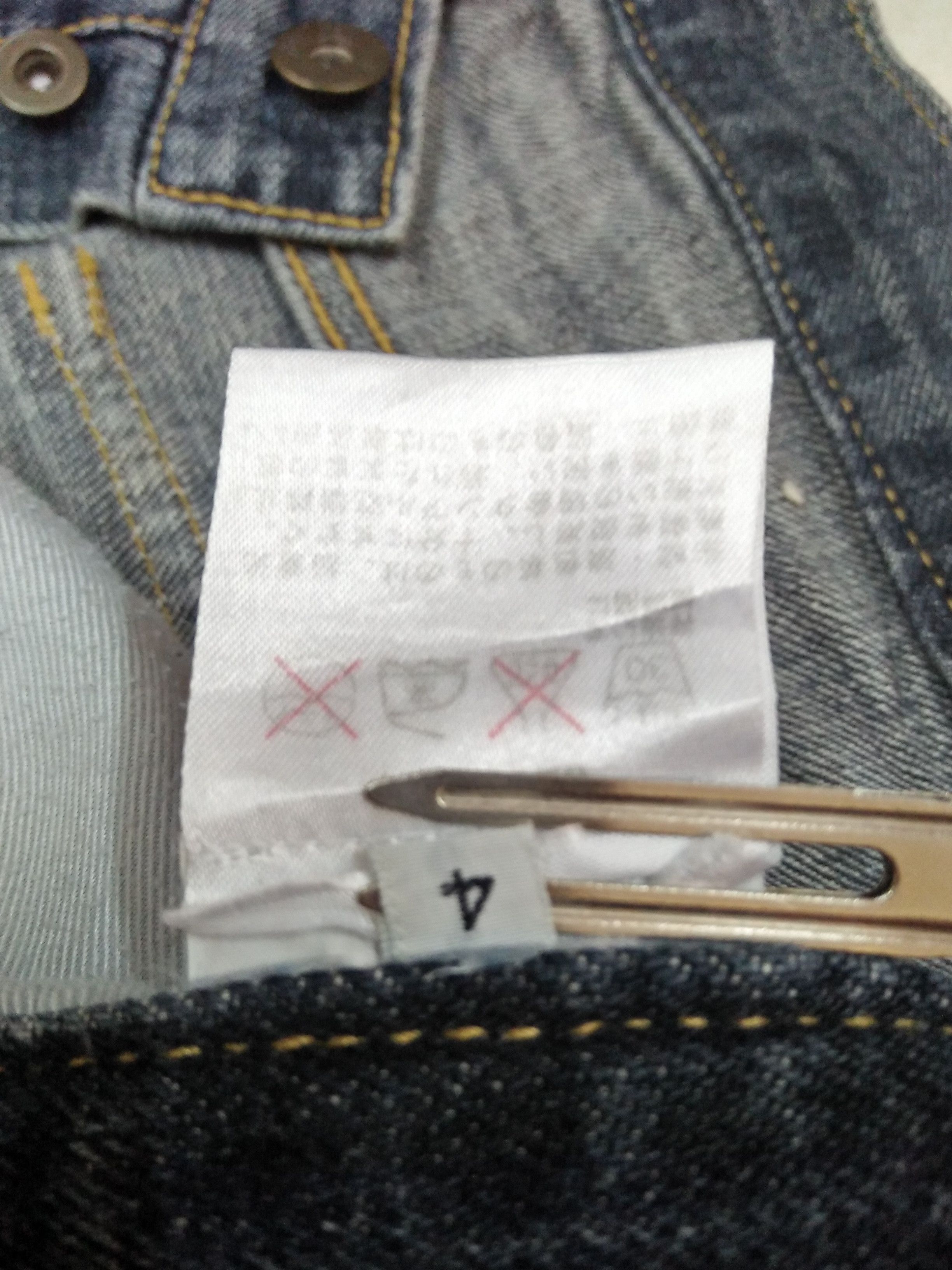 Japanese Brand TCB JEANS Hajime Inoue Distressed Paint Splattered Denim Size US 34 / EU 50 - 10 Thumbnail