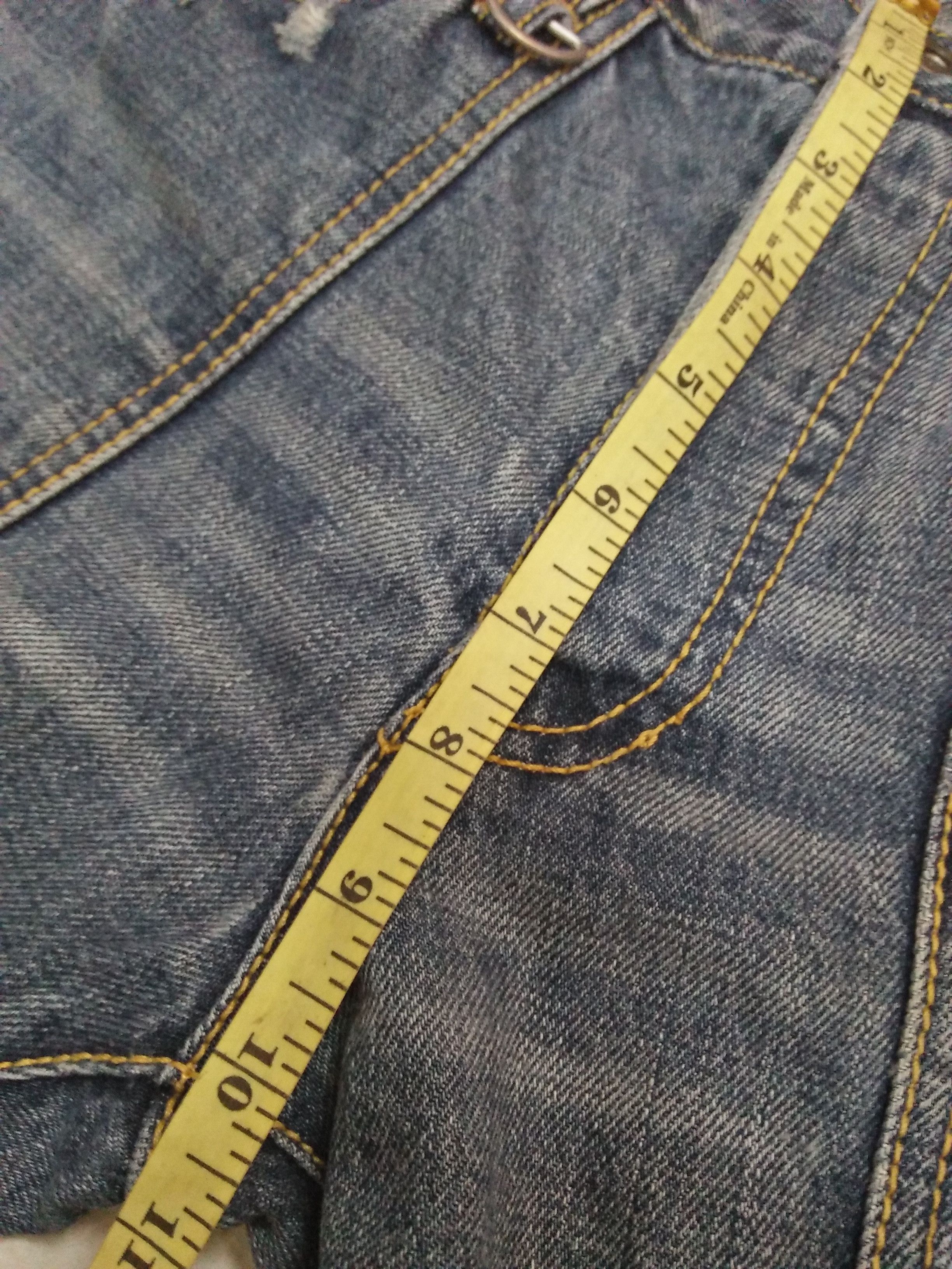 Japanese Brand TCB JEANS Hajime Inoue Distressed Paint Splattered Denim Size US 34 / EU 50 - 13 Thumbnail