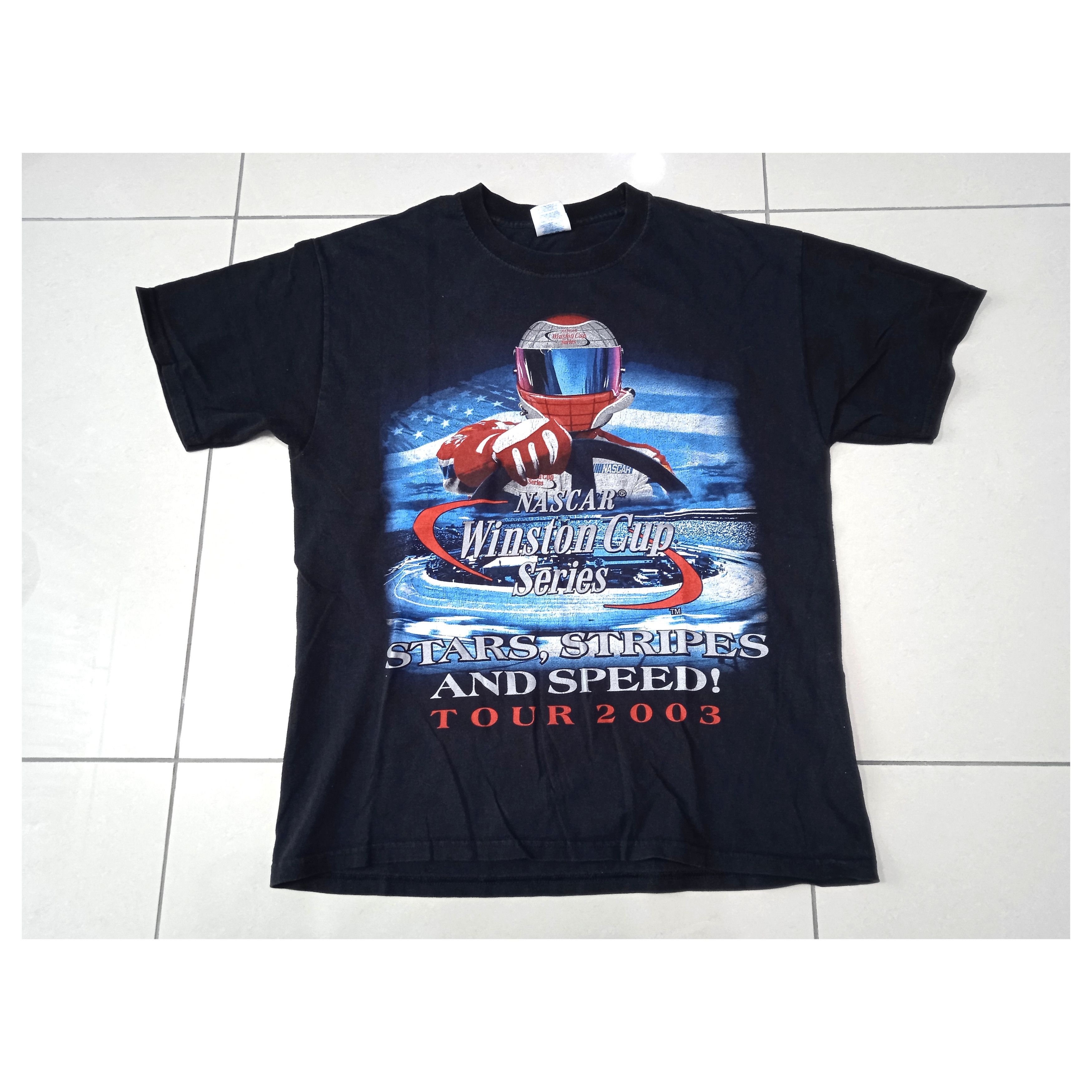 Vintage Vintage NASCAR Winston Cup T-Shirt Size US L / EU 52-54 / 3 - 1 Thumbnail