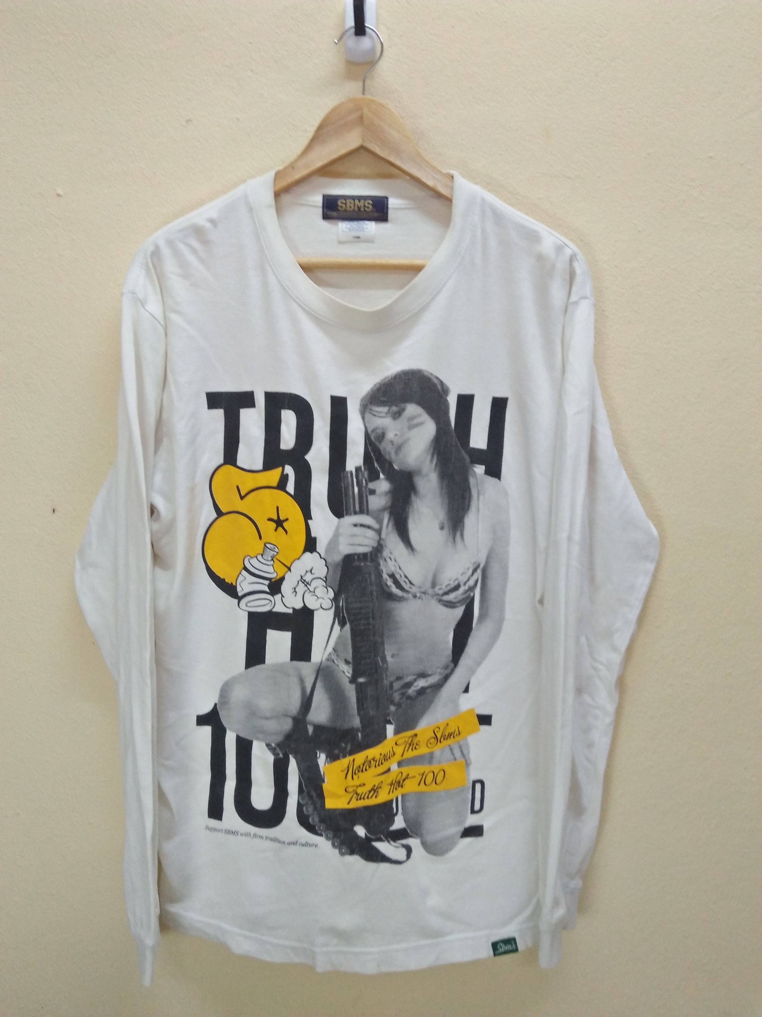 Japanese Brand SBMS SUBMISSION Japan Truth Hot 100 Bikini Shotgun L Tee Size US L / EU 52-54 / 3 - 1 Thumbnail