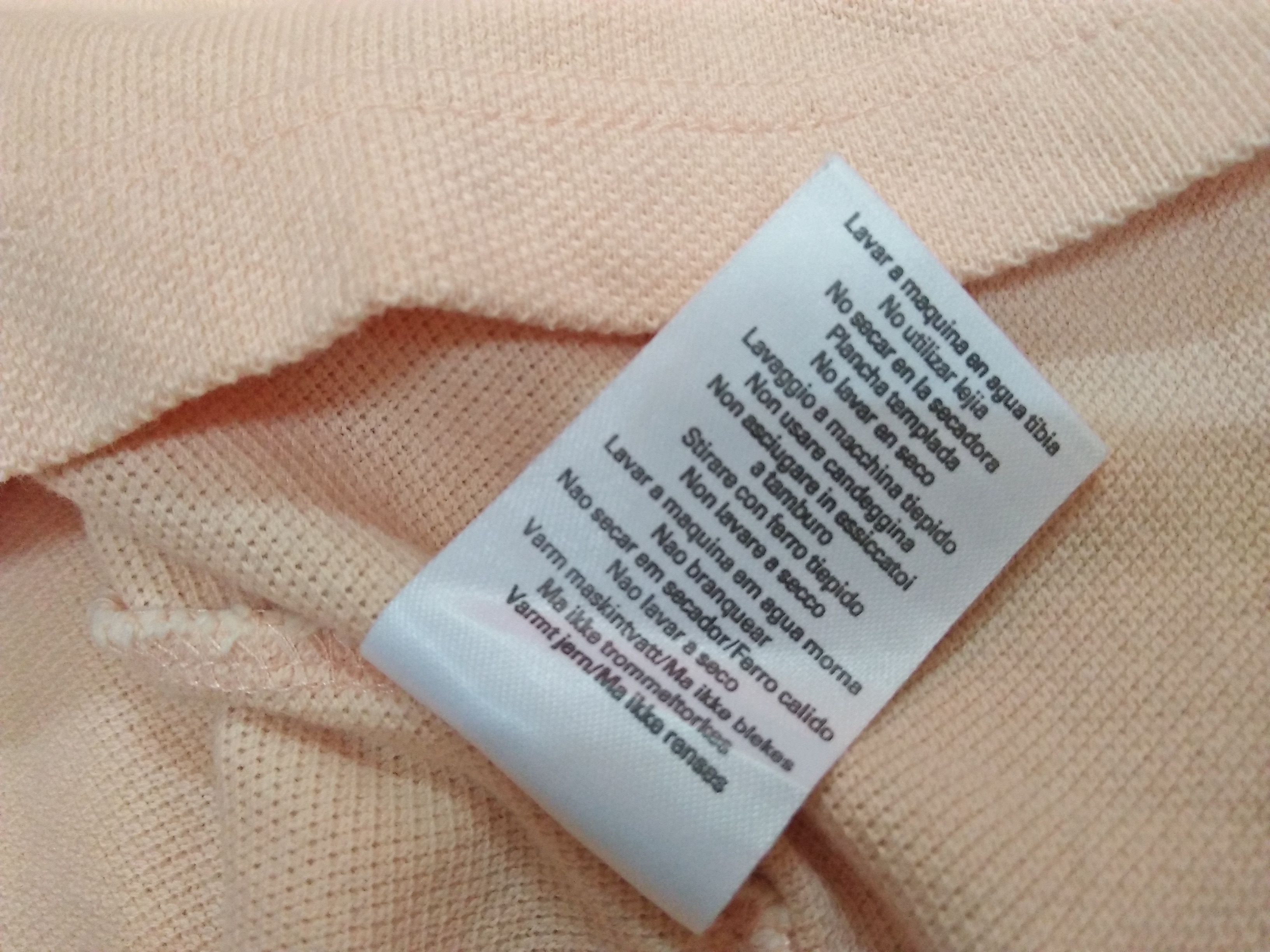 Burberry BURBERRYS Made In England Embroidered Logo Peach Polo. Size US L / EU 52-54 / 3 - 10 Thumbnail