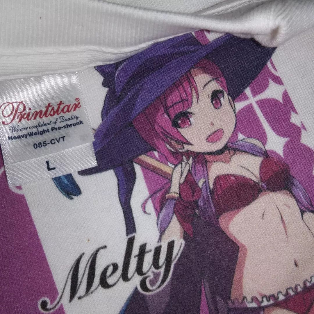 Japanese Brand BNWT Anime Waifu Melty Witch Girl tshirt Gaming? Size US L / EU 52-54 / 3 - 3 Thumbnail