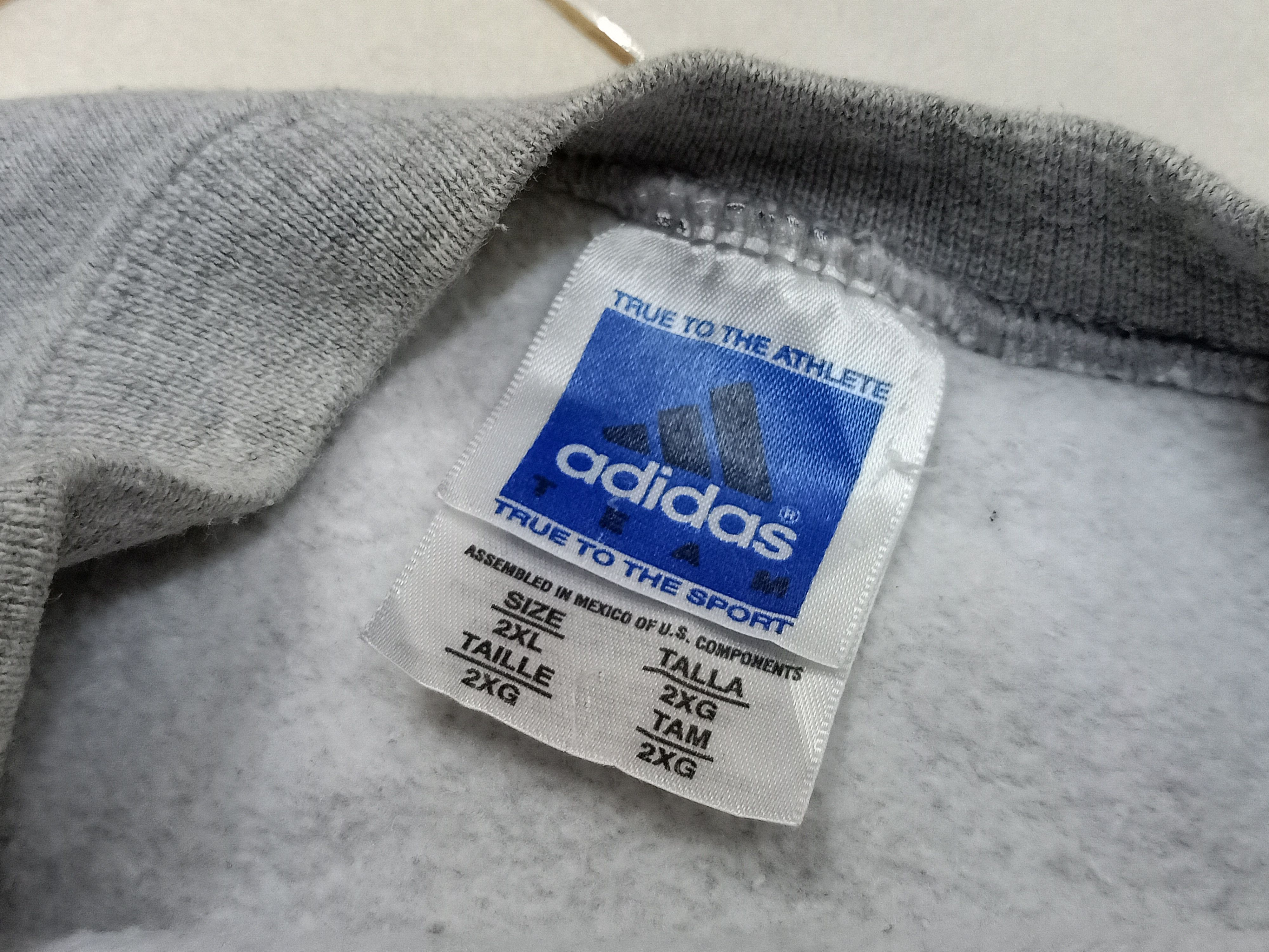 Adidas × New York Yankees ADIDAS X NEW YORK YANKEES Big Logo Gray Sweatshirts Size US XXL / EU 58 / 5 - 9 Thumbnail