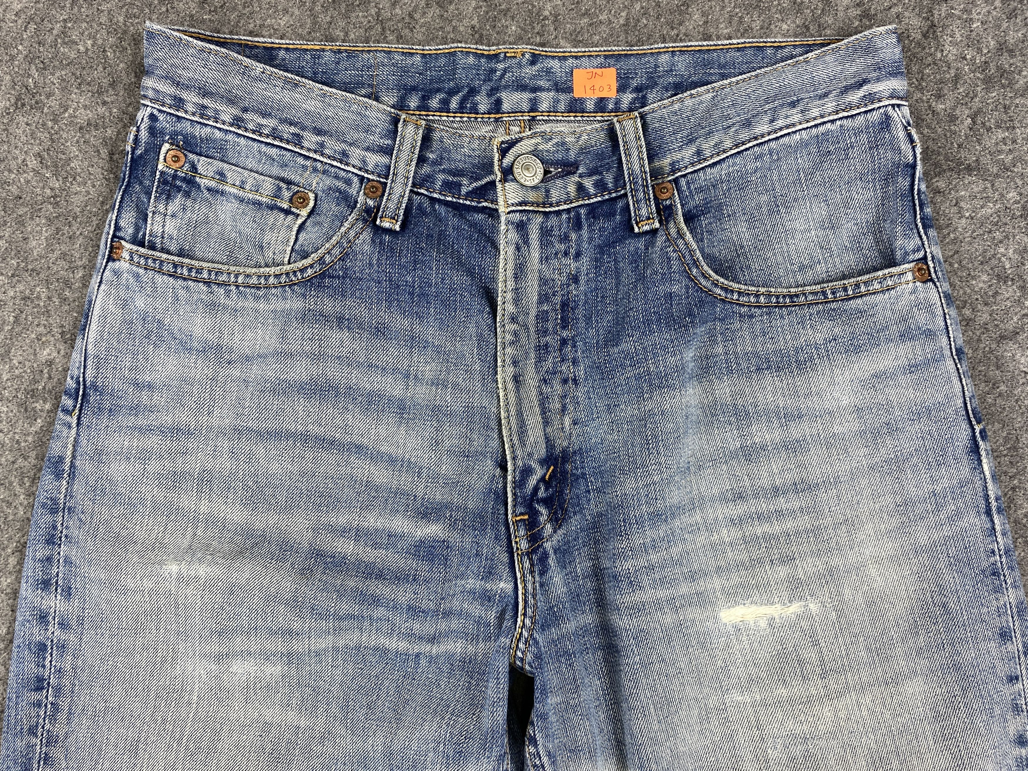 Levi's Mid Blue Vintage Levi's 533 Jeans 31x29.5 Denim -JN1403 Size US 31 - 3 Thumbnail