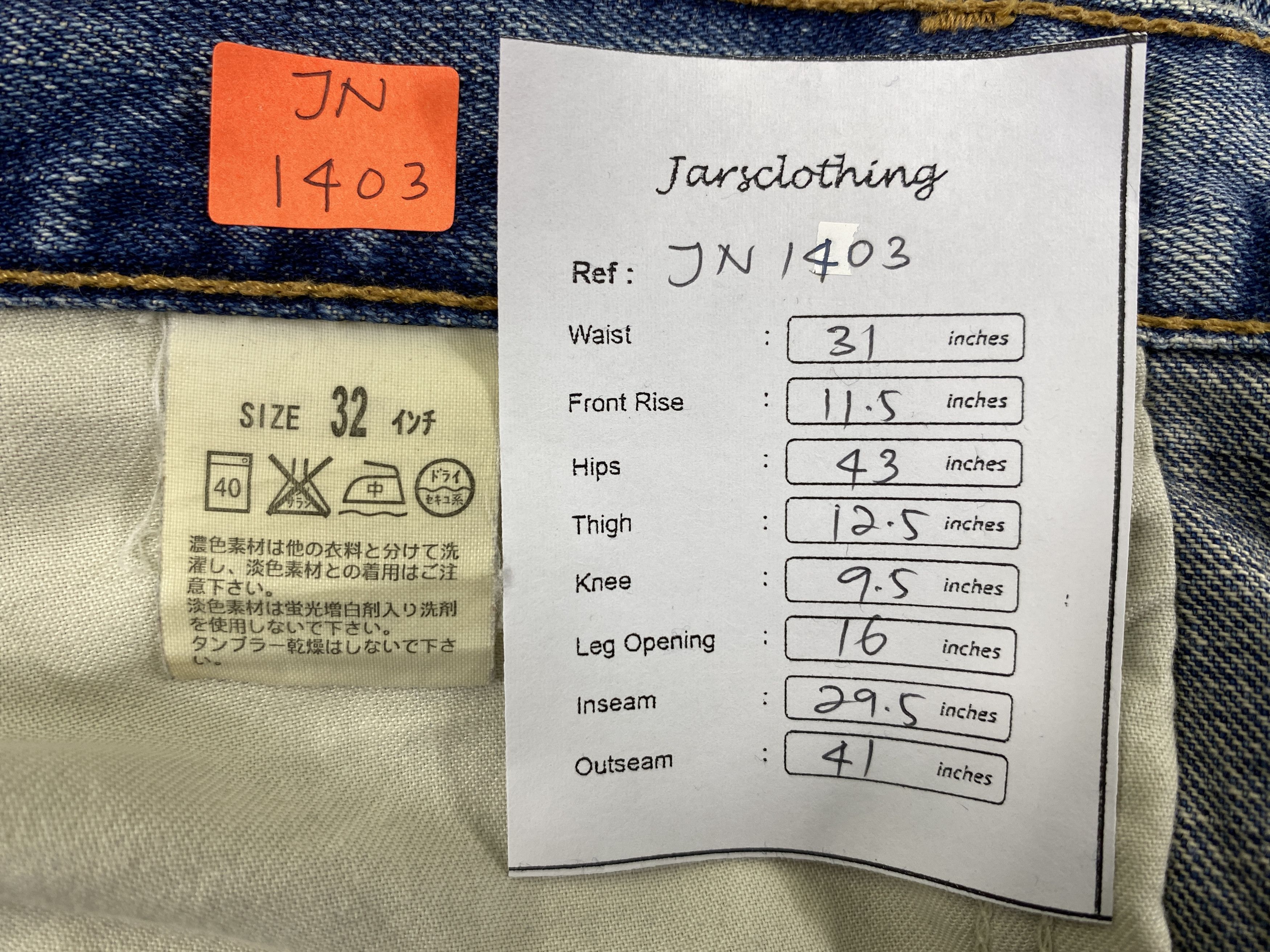 Levi's Mid Blue Vintage Levi's 533 Jeans 31x29.5 Denim -JN1403 Size US 31 - 8 Thumbnail