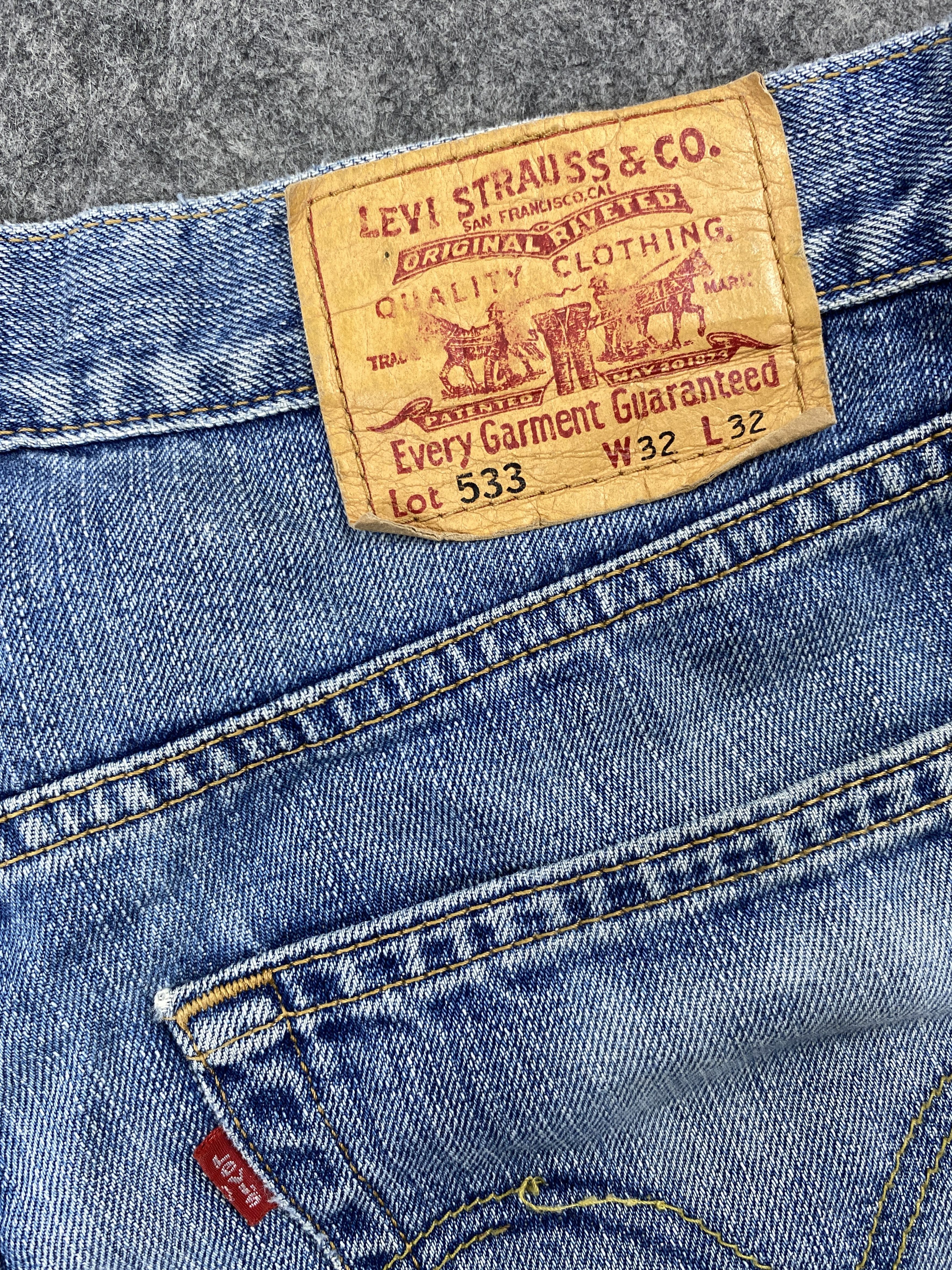 Levi's Mid Blue Vintage Levi's 533 Jeans 31x29.5 Denim -JN1403 Size US 31 - 10 Thumbnail