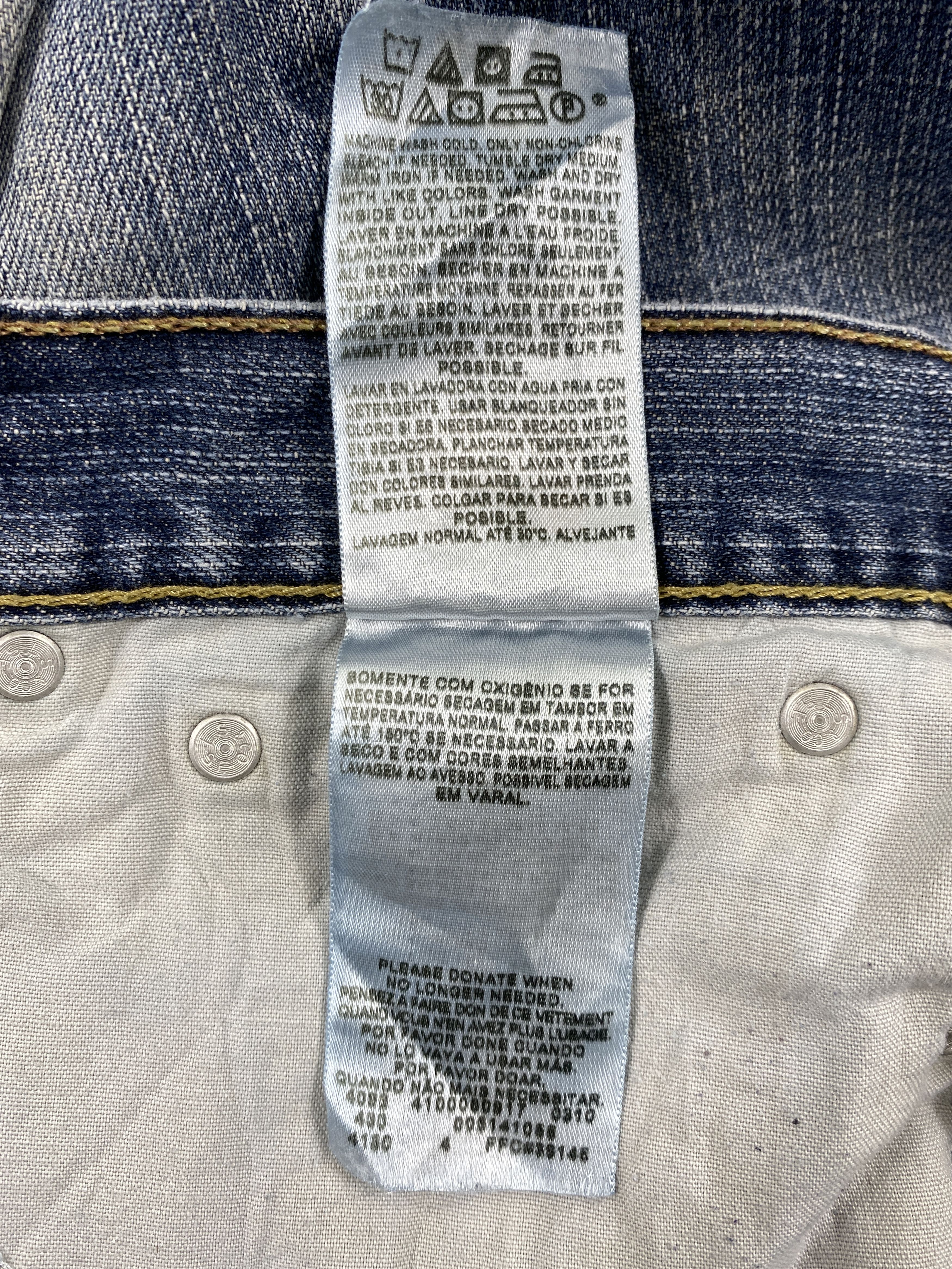 Levi's Faded Blue Vintage Levi's 514 Jeans 34x30.5 Denim -JN1405 Size US 34 / EU 50 - 9 Thumbnail