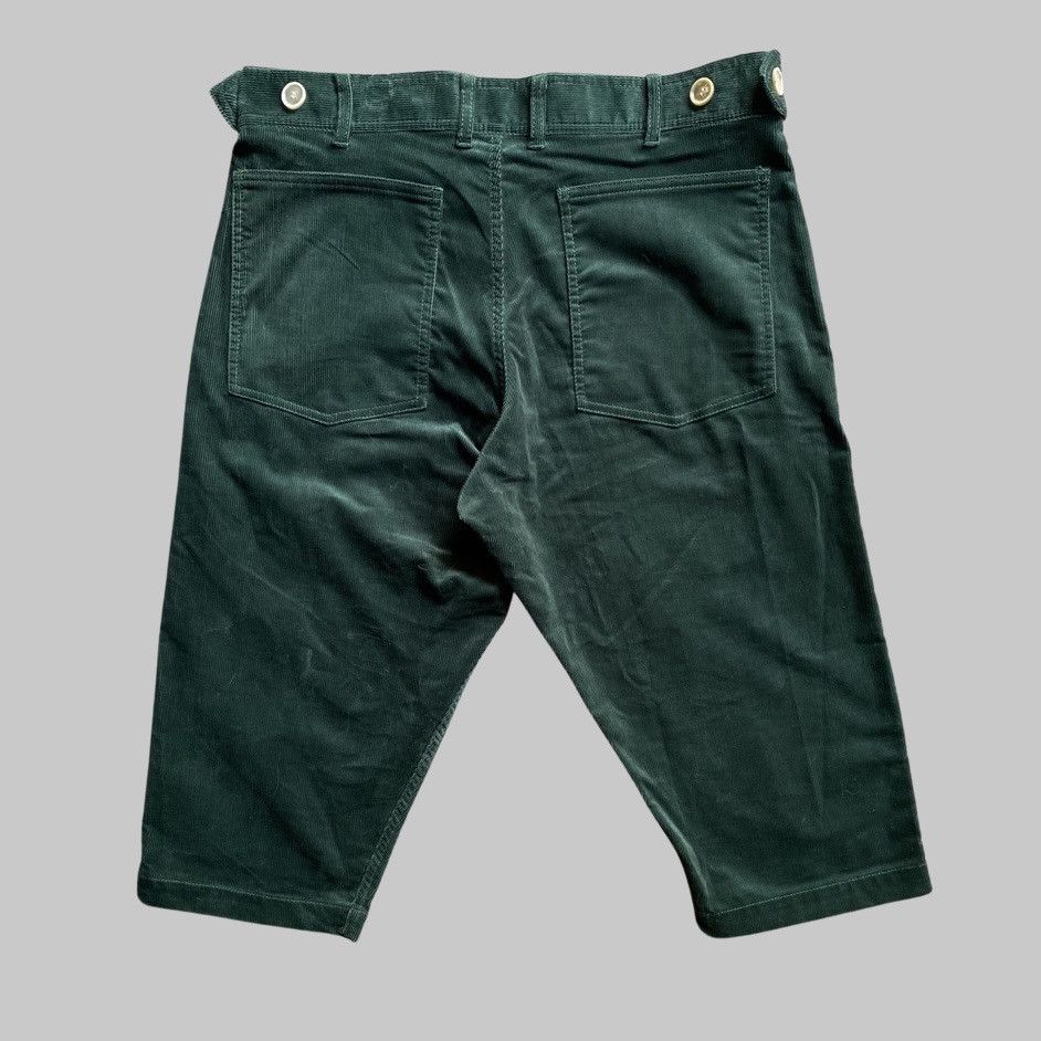 Comme des Garcons Fall 2019 Green Corduroy Oversize Cropped Pants Size US 32 / EU 48 - 4 Thumbnail