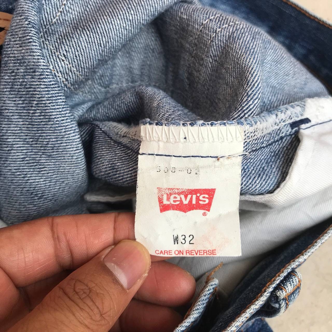 Levi's × Levi's Vintage Clothing Vintage Levis 508 distressed jean kurt cobain size 32x28 Size US 32 / EU 48 - 8 Thumbnail