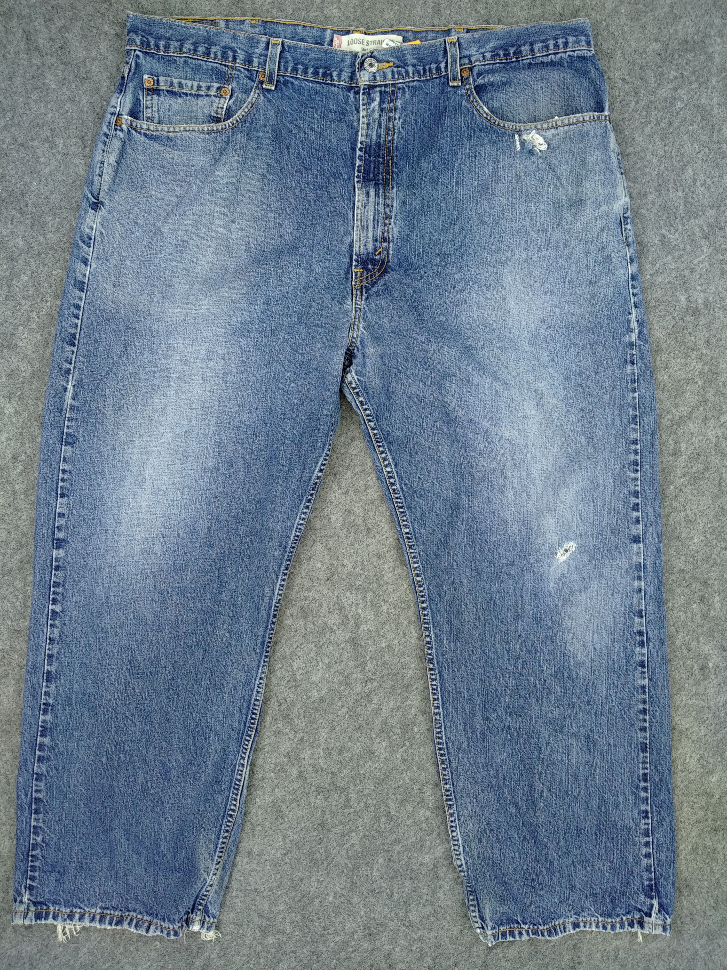 Levi's Vintage Levi's 569 Loose Straight Fit 41 x 28.5 Denim -JN303 Size US 41 - 1 Thumbnail