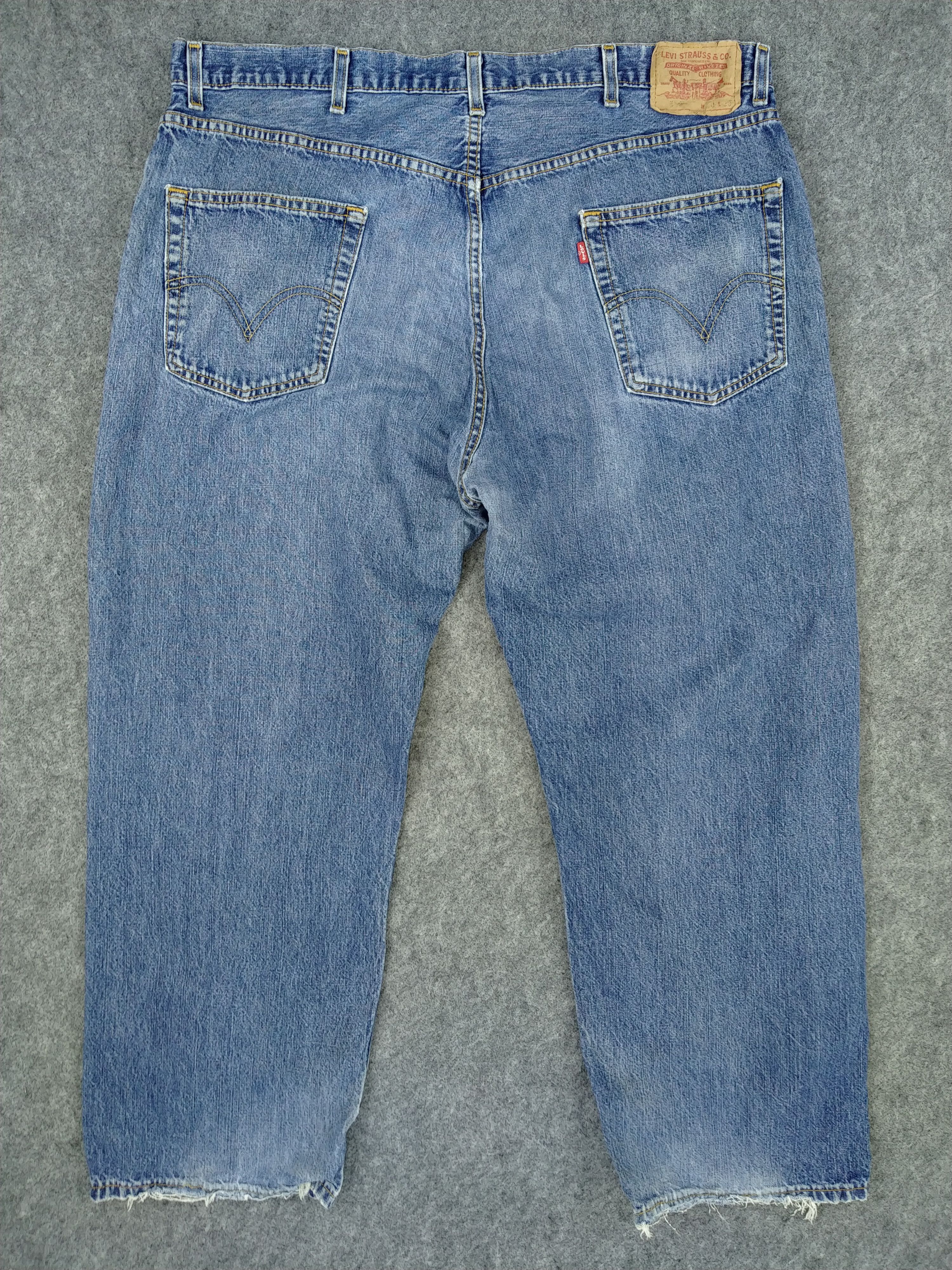 Levi's Vintage Levi's 569 Loose Straight Fit 41 x 28.5 Denim -JN303 Size US 41 - 2 Thumbnail