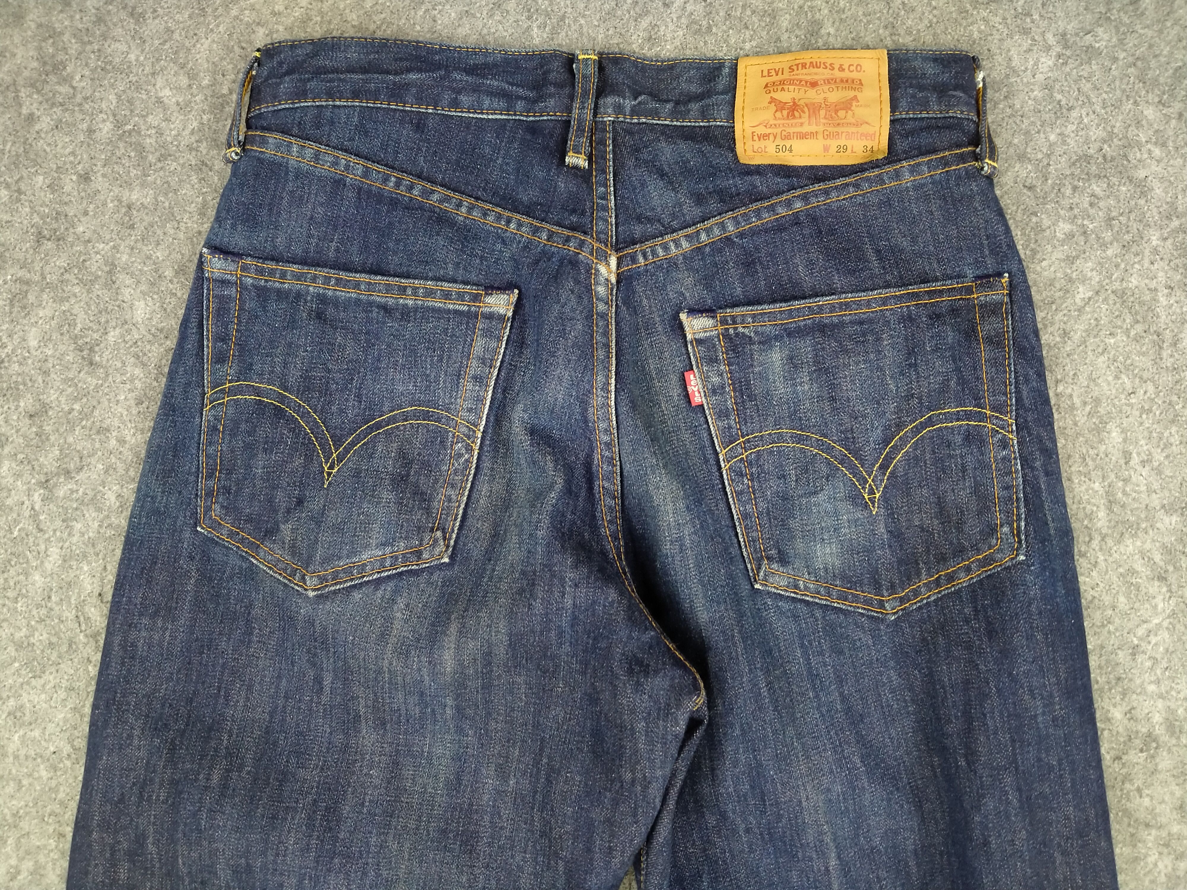 Levi's Dark Blue Vintage Levi's 504 Denim 30x29 -JN145 Size US 30 / EU 46 - 4 Thumbnail