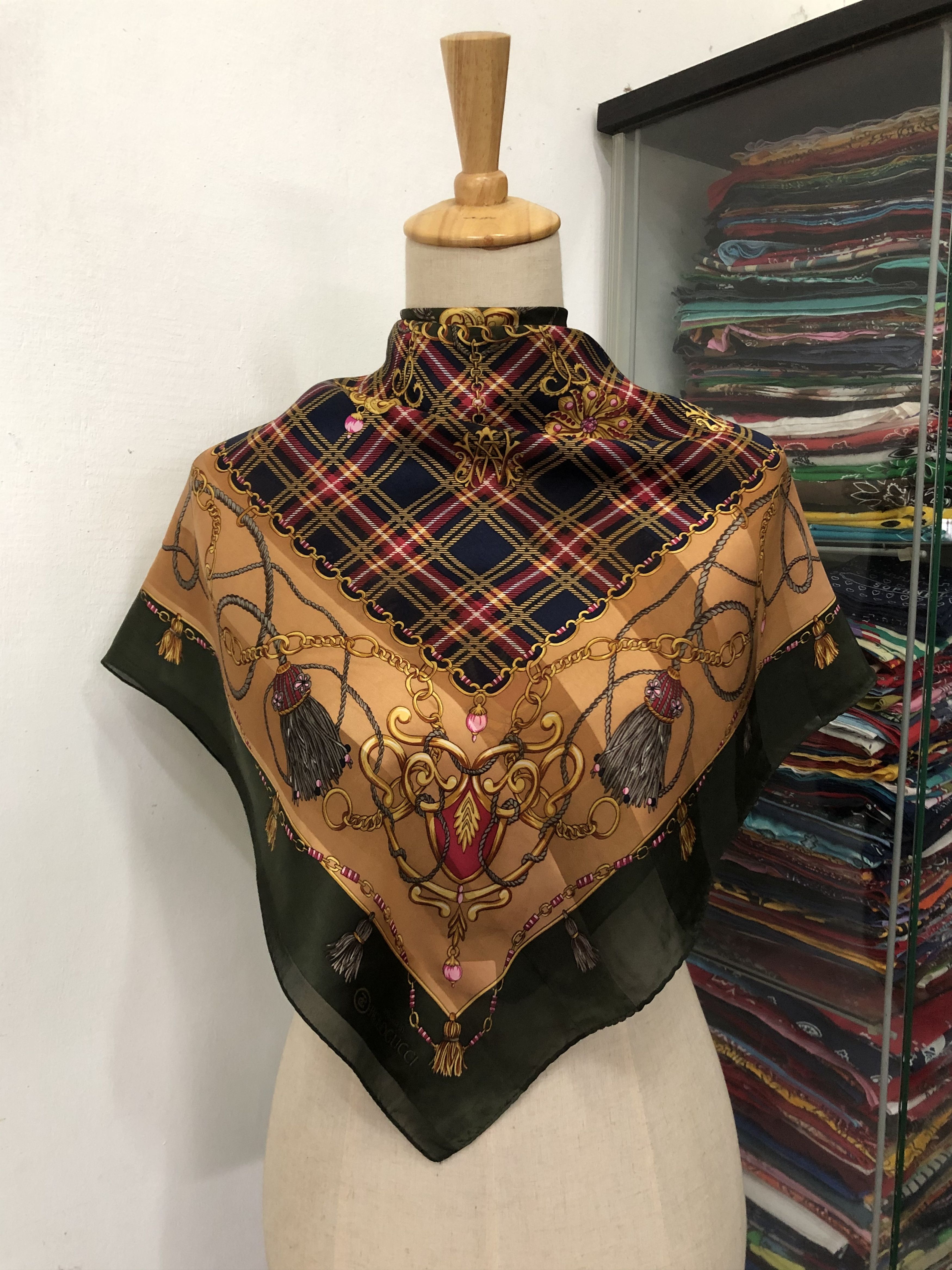 Vintage Paolo Gucci Silk Scarf