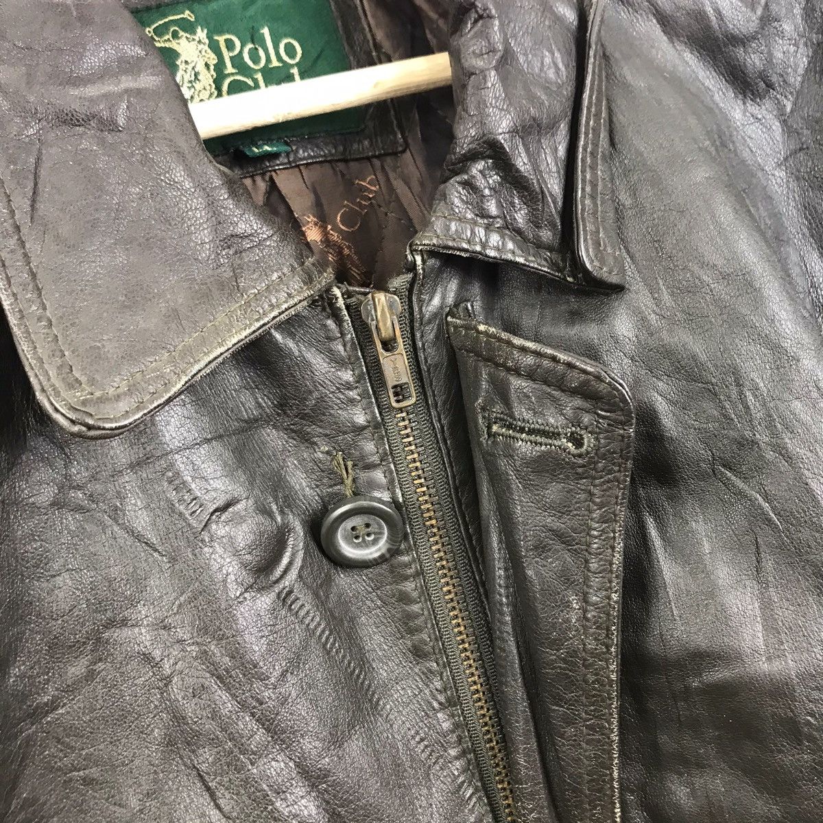 Beverly Hills Polo Club Vintage POLO CLUB Leather Jacket Size US M / EU 48-50 / 2 - 6 Thumbnail