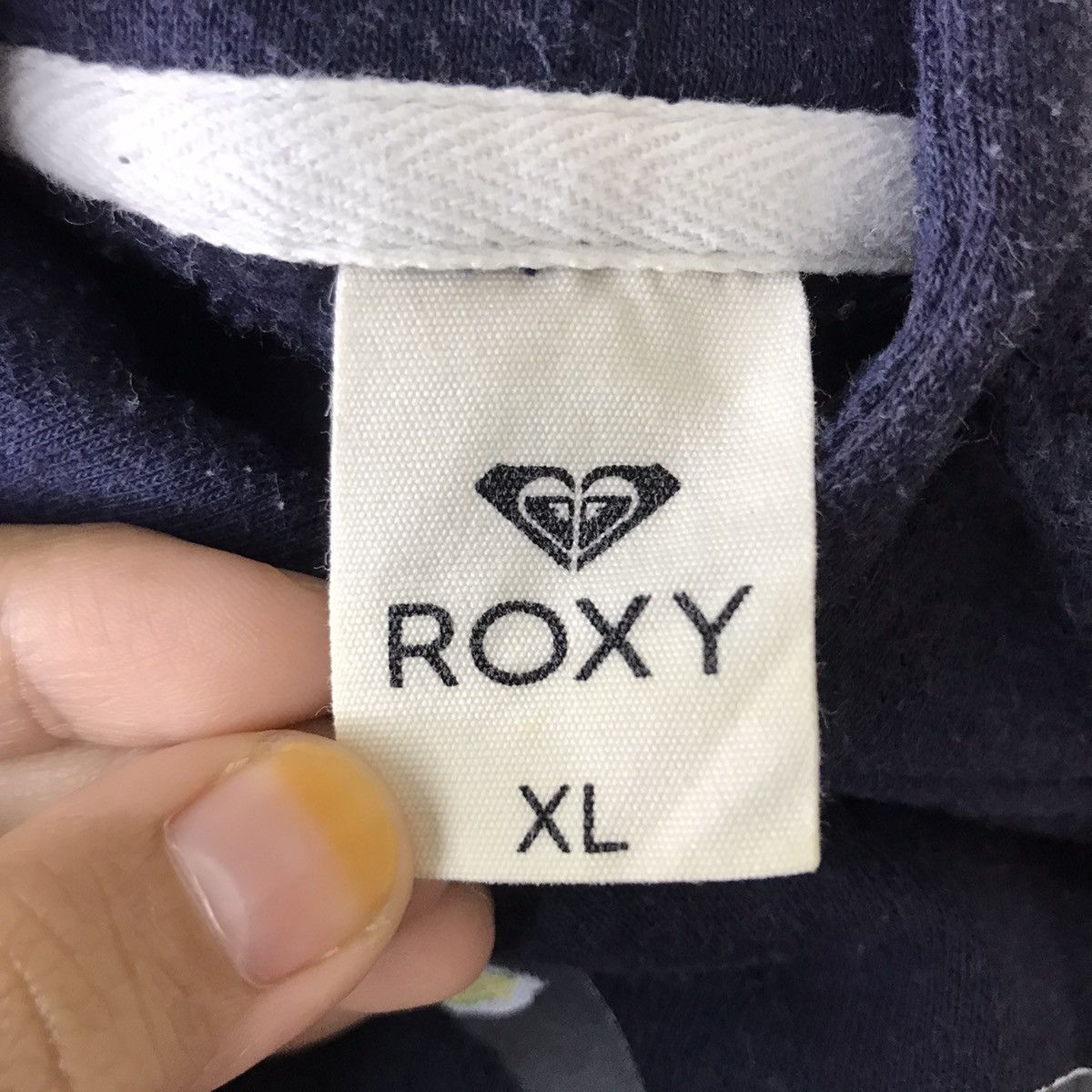 Quiksilver × Vintage ROXY QUIKSILVER SURFWEAR Surf Surfing Blue Hoodie Sweatshirt Size US XL / EU 56 / 4 - 5 Thumbnail